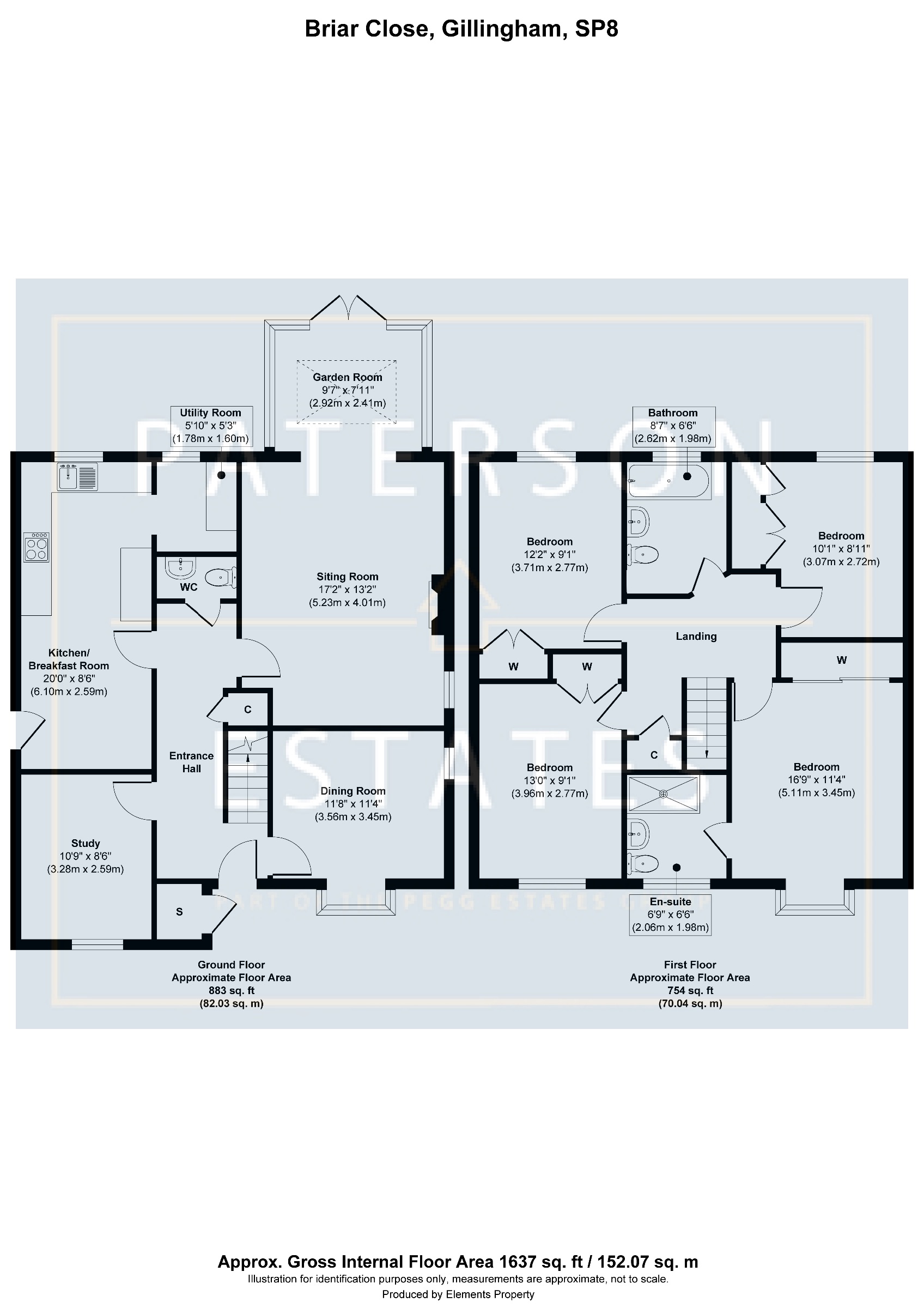 7 Briar Close, Gillingham floorplan