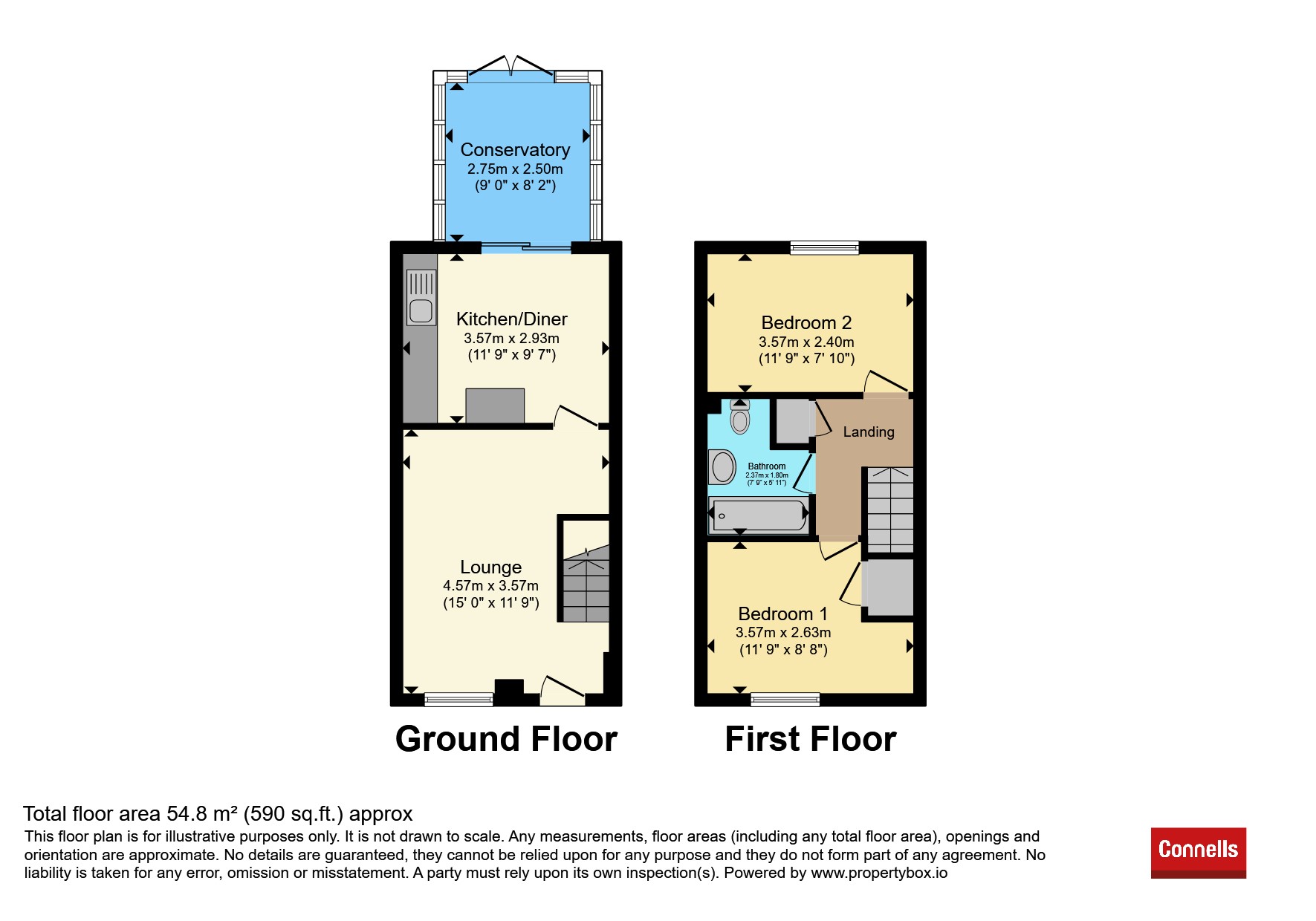 57, Hawks Way, Ashford floorplan