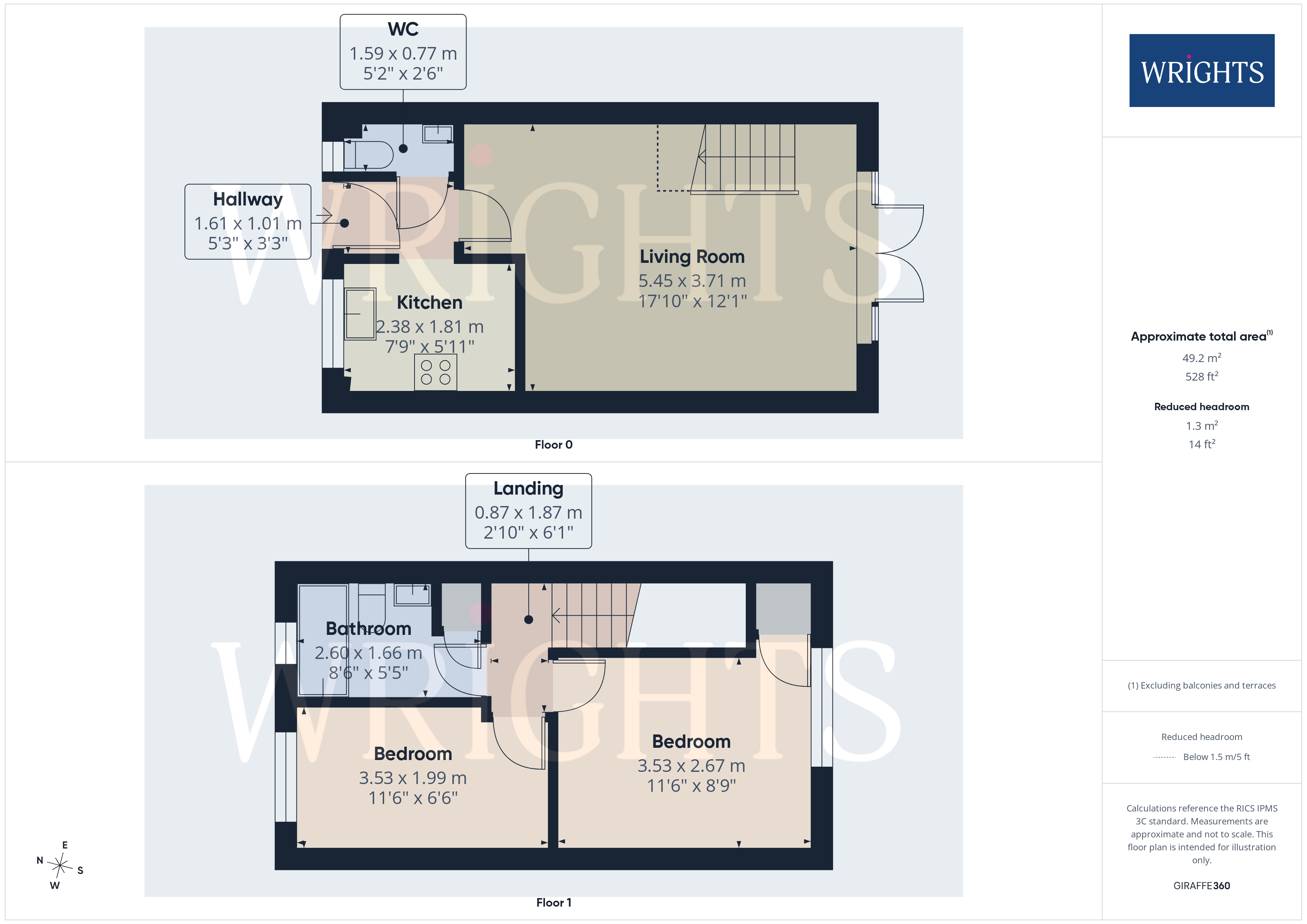 61, Shearwater Close, Stevenage floorplan