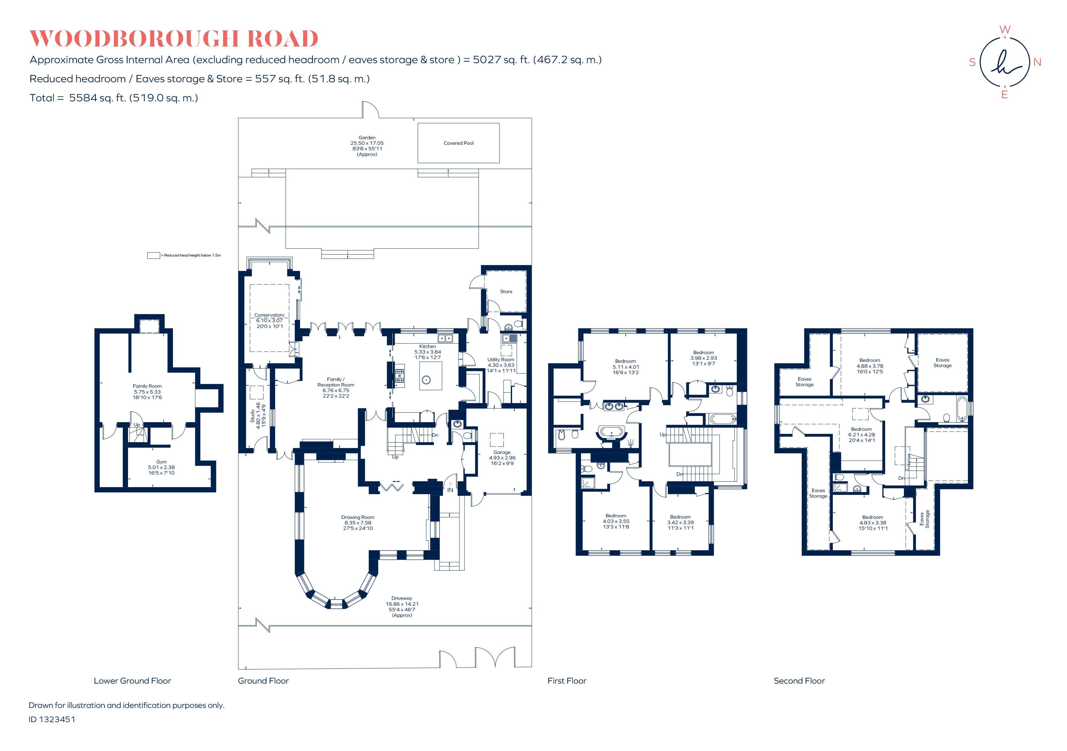 12, Woodborough Road, London floorplan