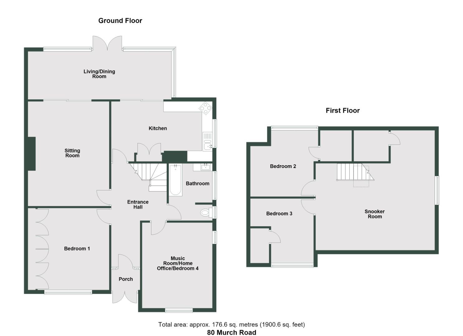 Murch Road, Dinas Powys floorplan