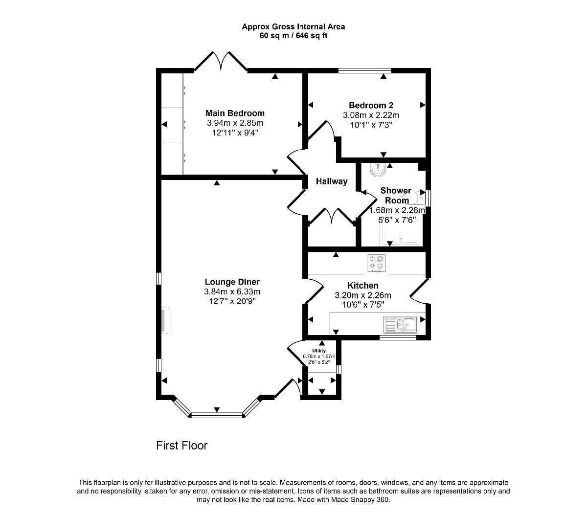 18, Crofton Way, Tyne and Wear floorplan