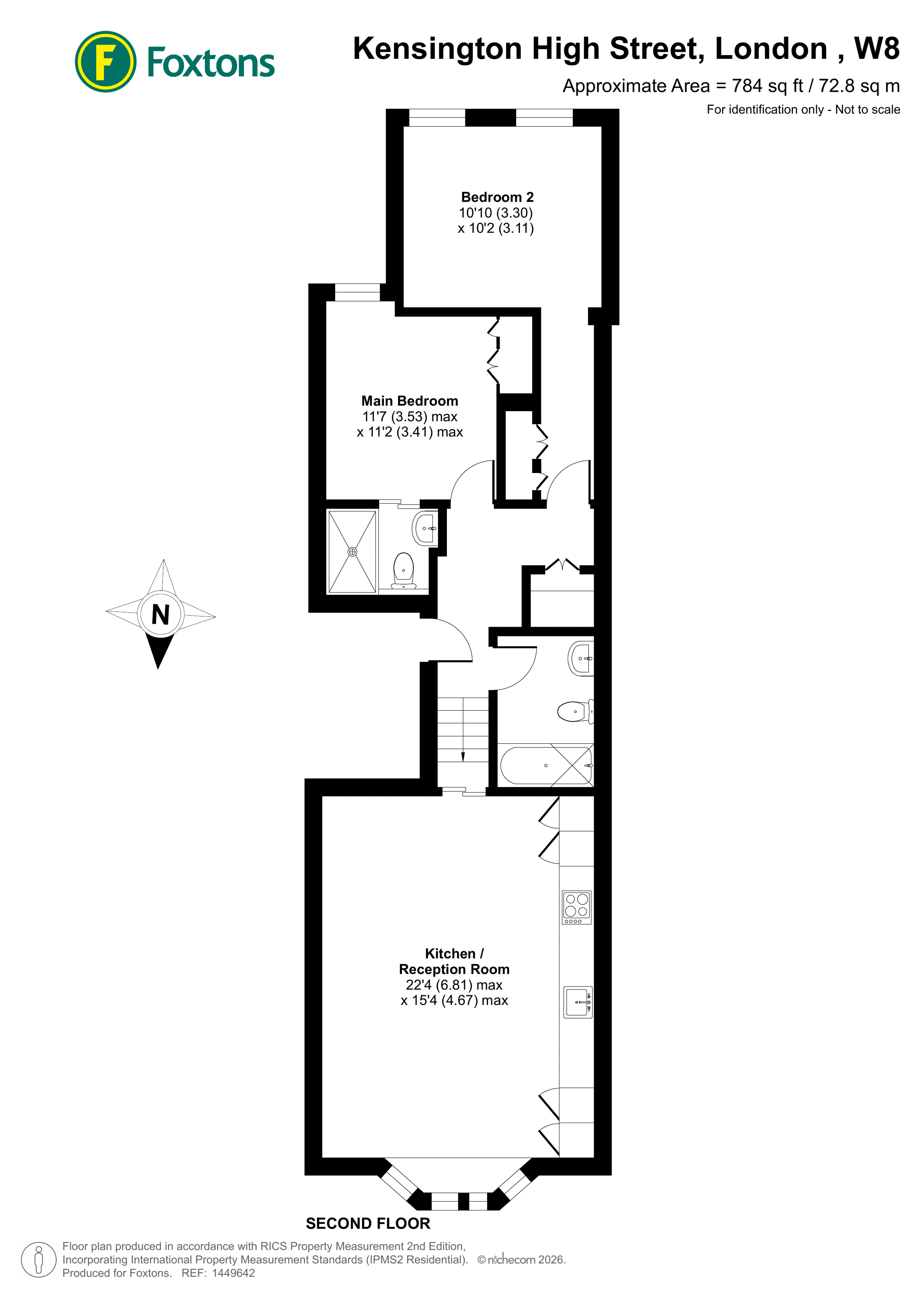 Kensington High Street, High Street Kensington floorplan