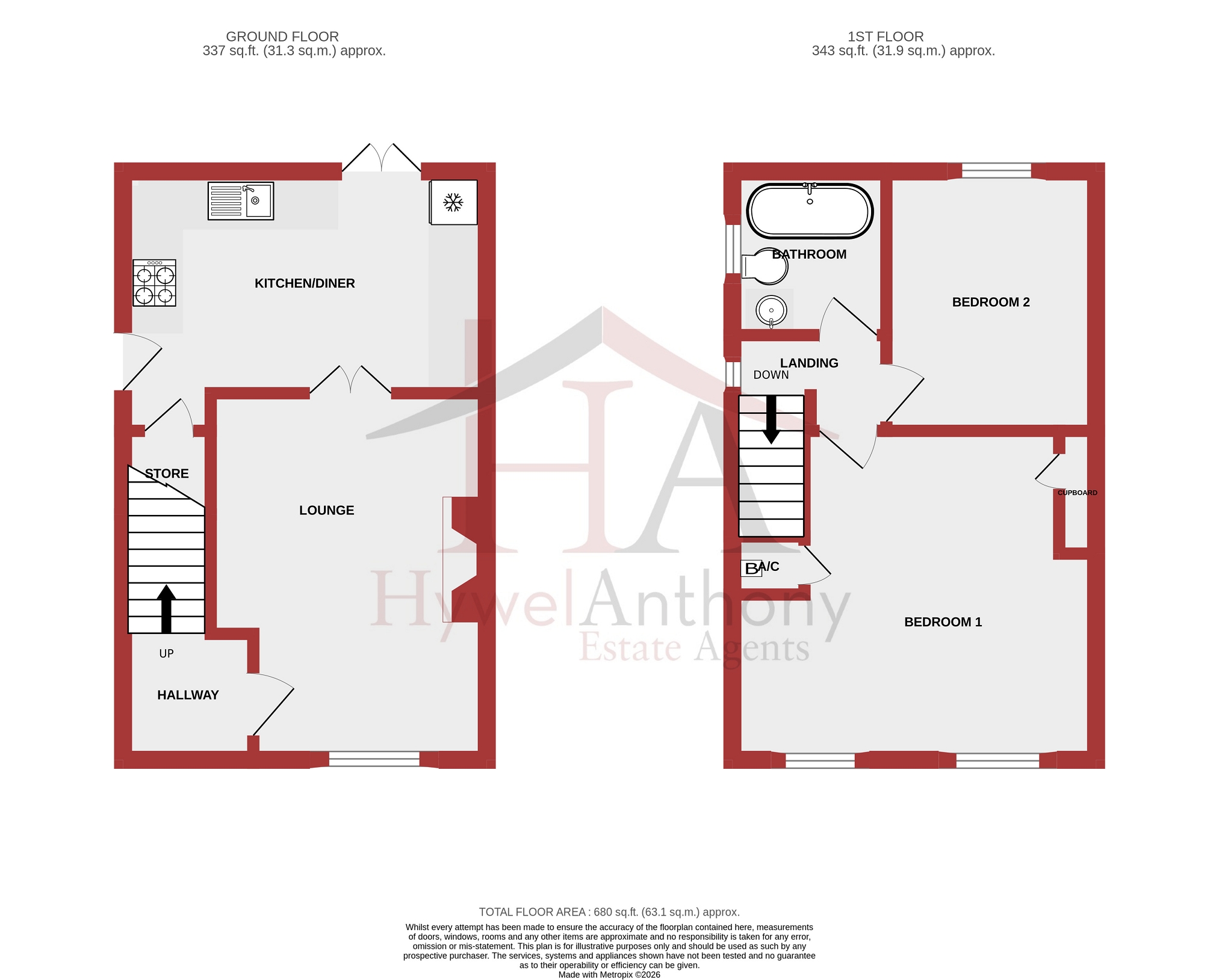 35, Hawthorn Park, Pontyclun floorplan