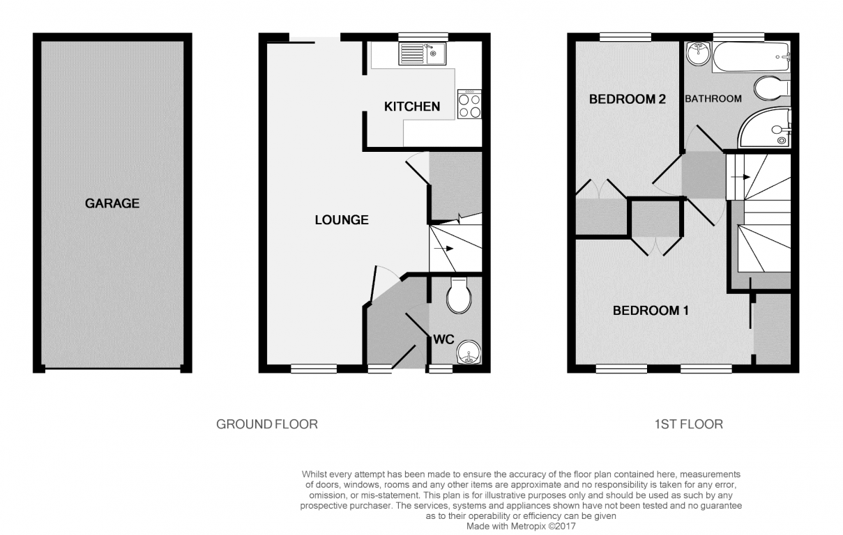2 Bedrooms End terrace house to rent in Birchett Road, Aldershot GU11