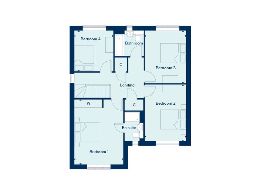 227, Hillside Road, Branston floorplan
