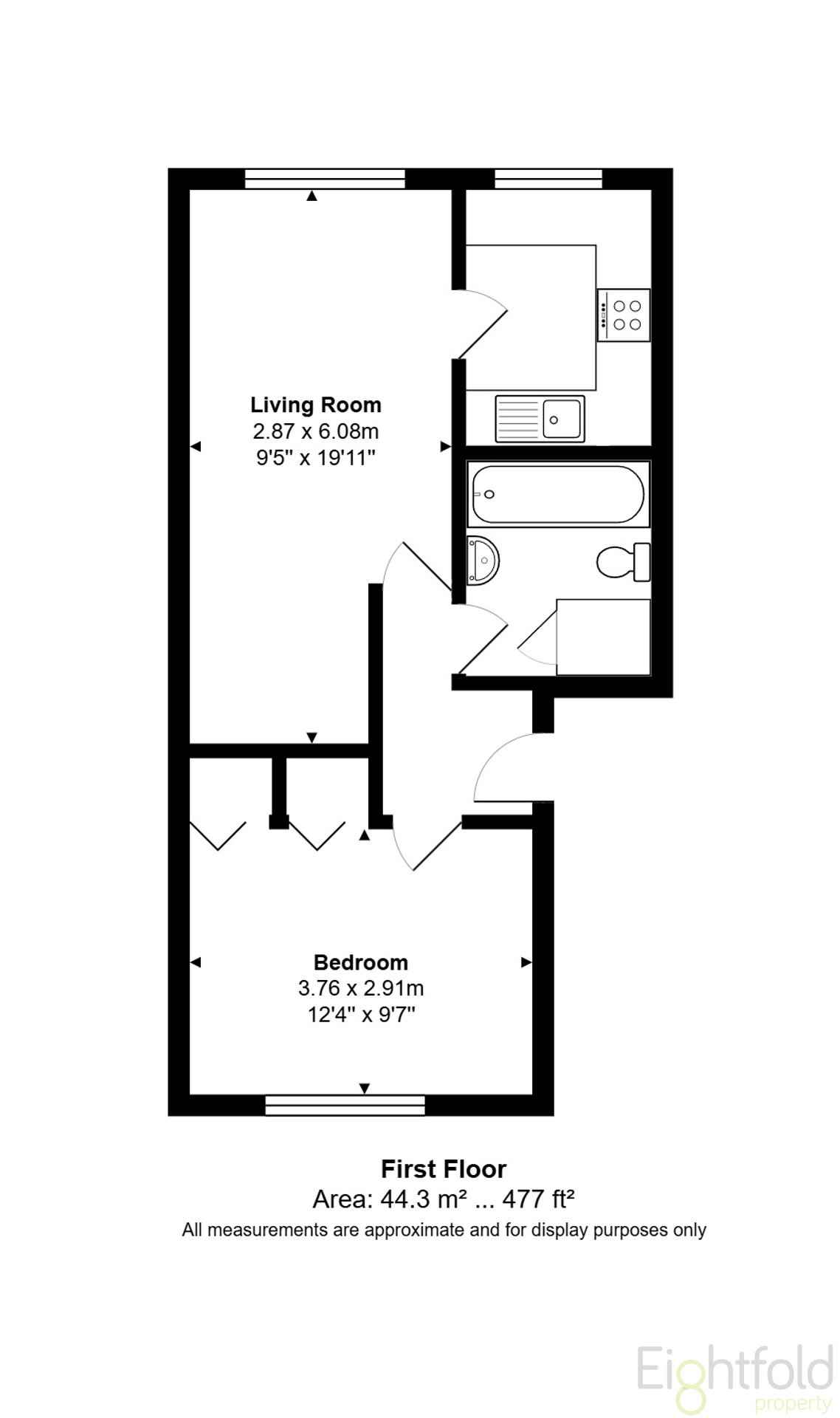 20 Plymouth Close, Eastbourne floorplan