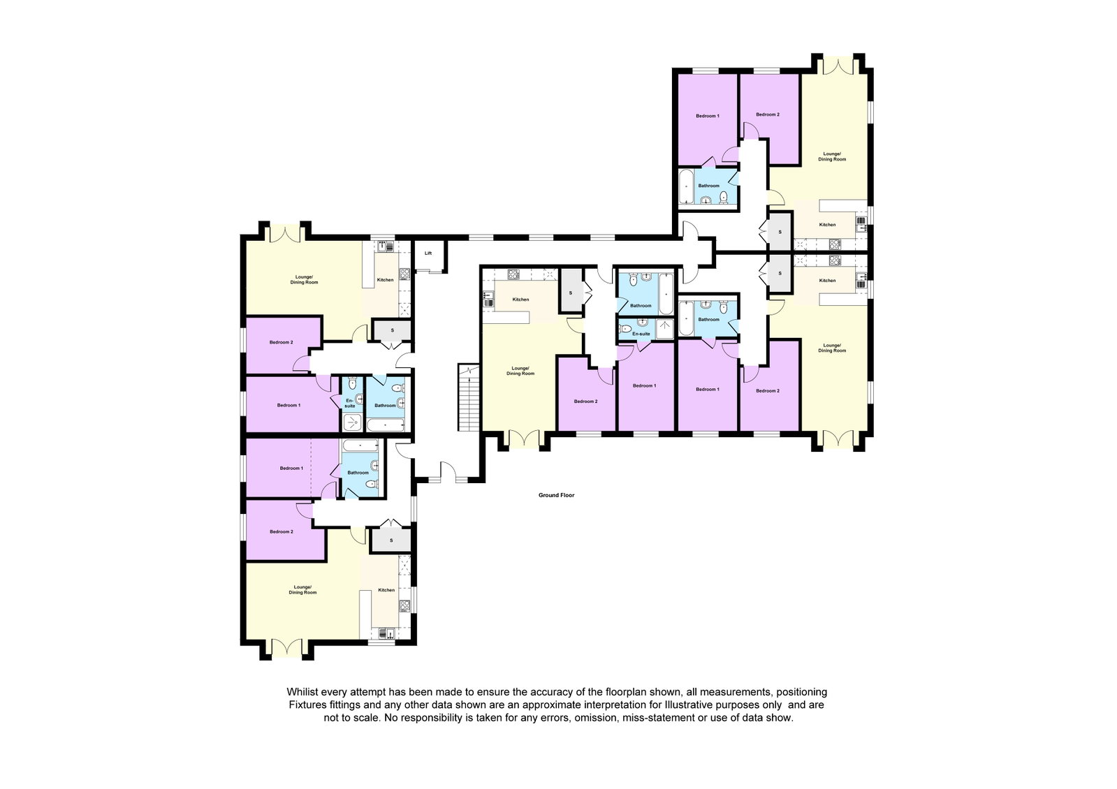 Celyn Court ,Apartment 28, Parc Gainsborough, St George Road, Abergele floorplan