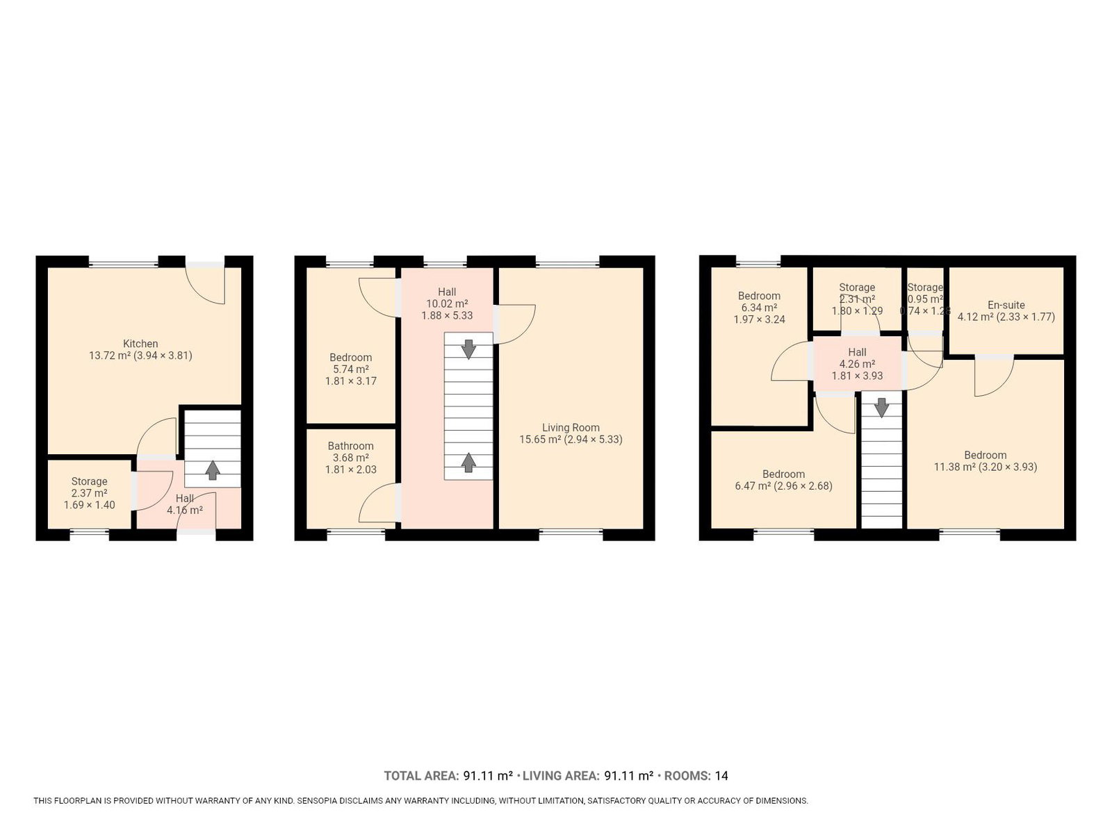 11, Portland Place, Stoke-on-Trent floorplan