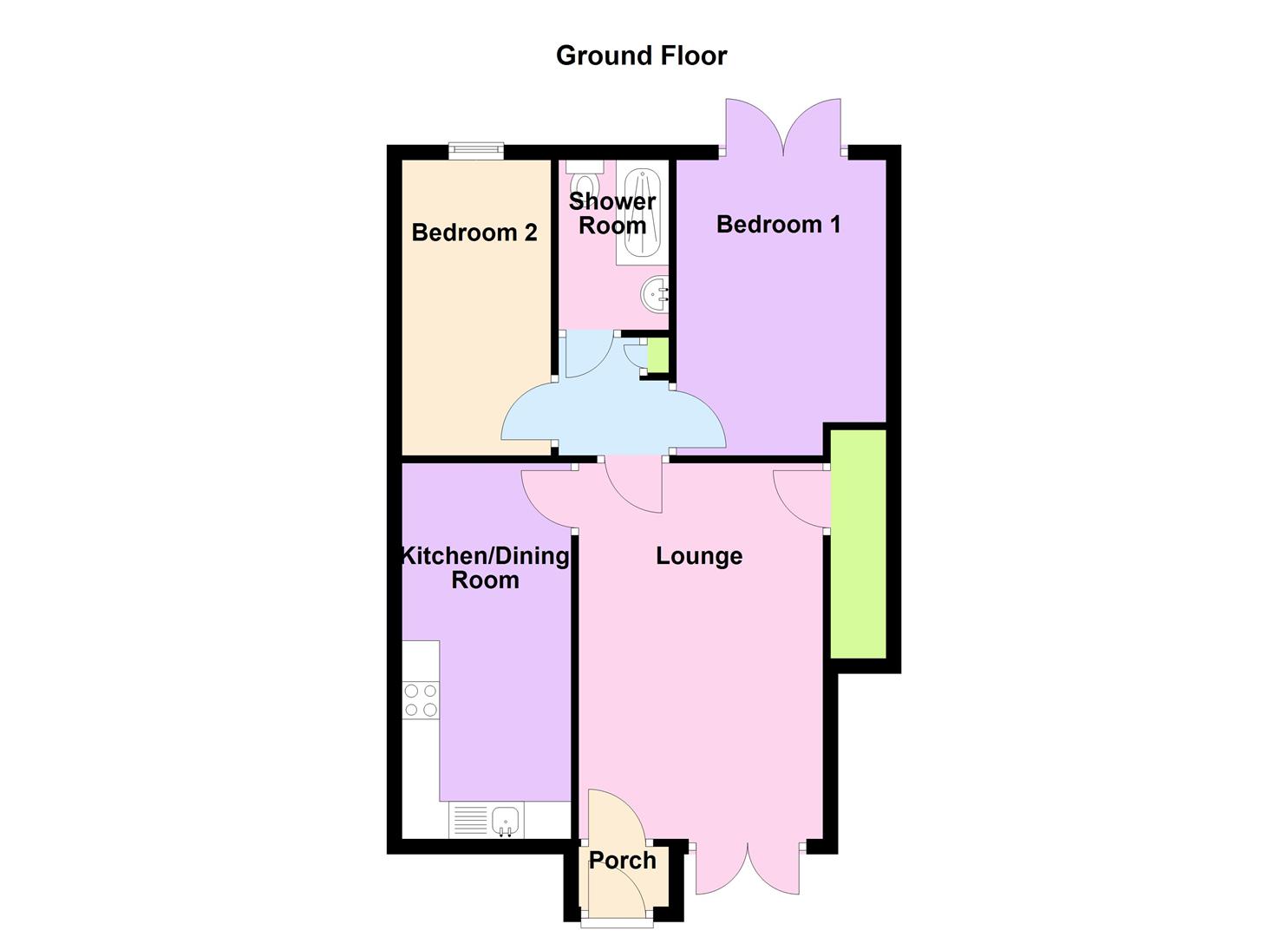 8, Fern Square, Weymouth floorplan