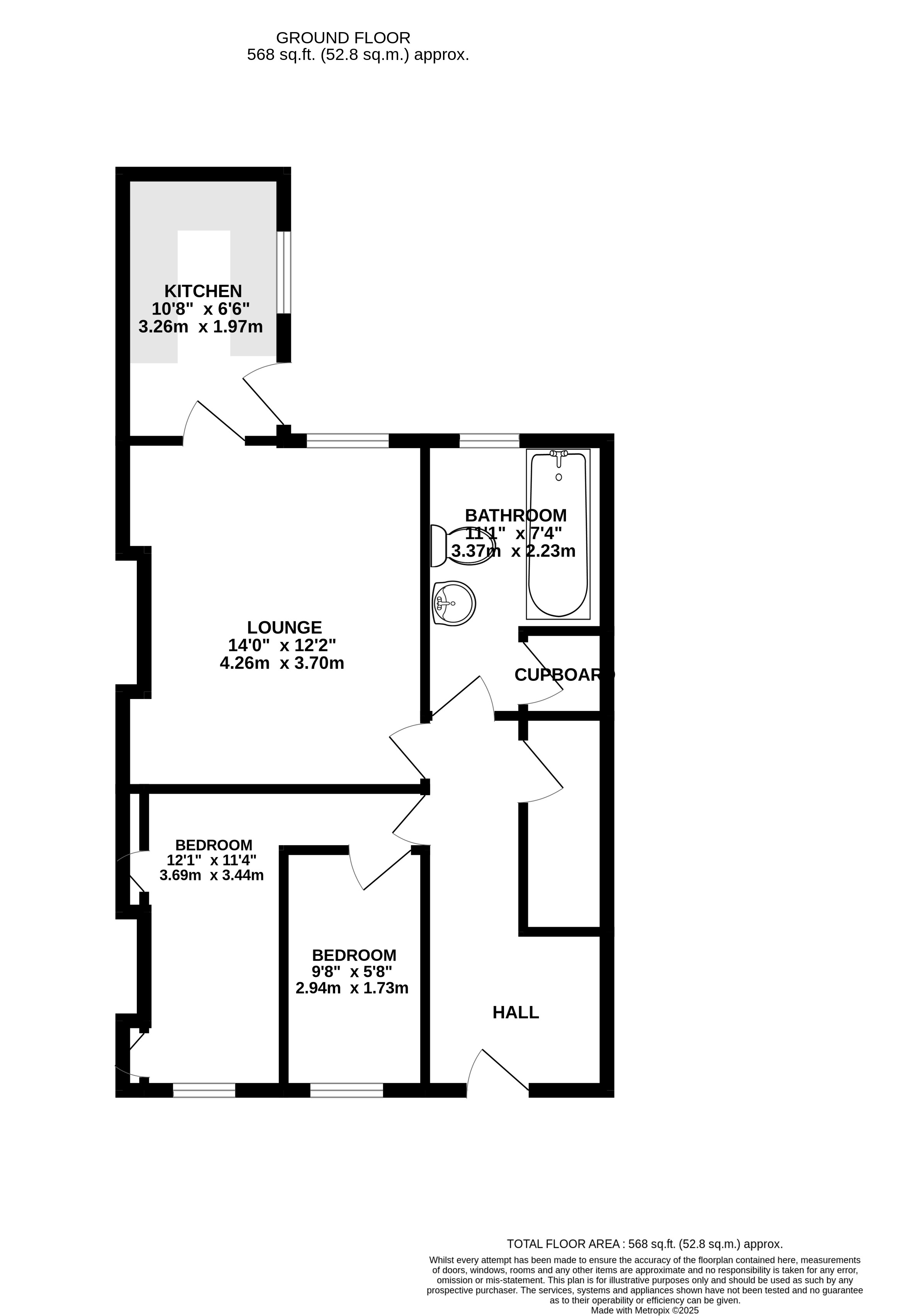 23, Denwick Avenue, Newcastle Upon Tyne floorplan