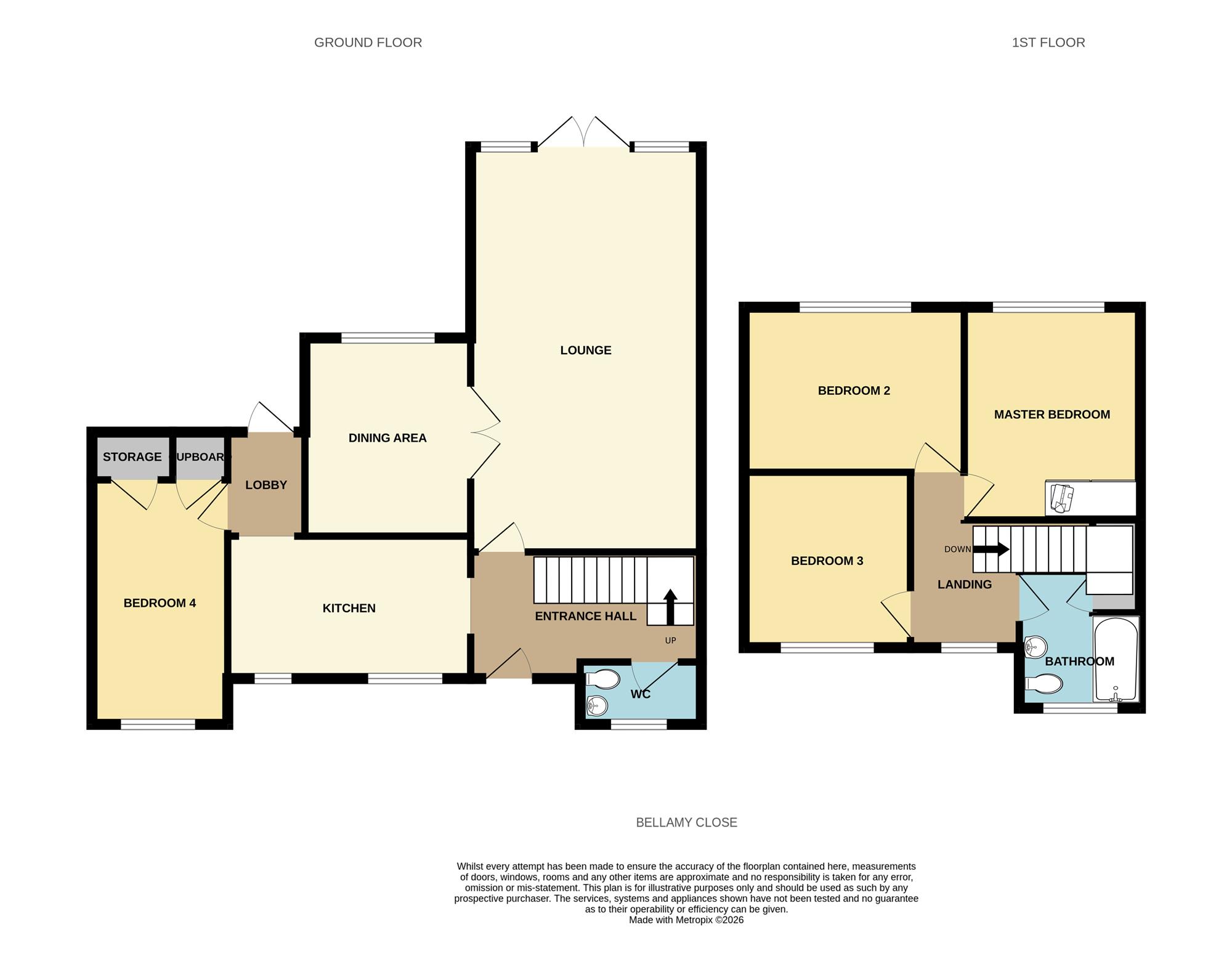 Quiet Cul De Sac, Kirby Cross floorplan