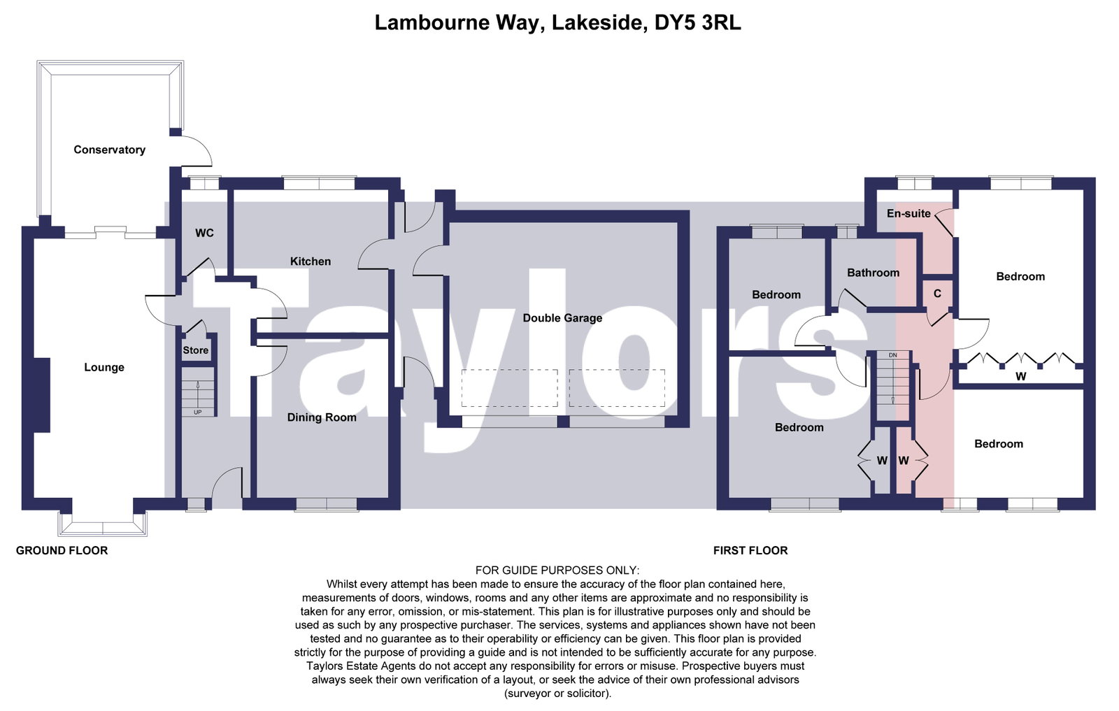 8, Lambourne Way, Brierley Hill floorplan