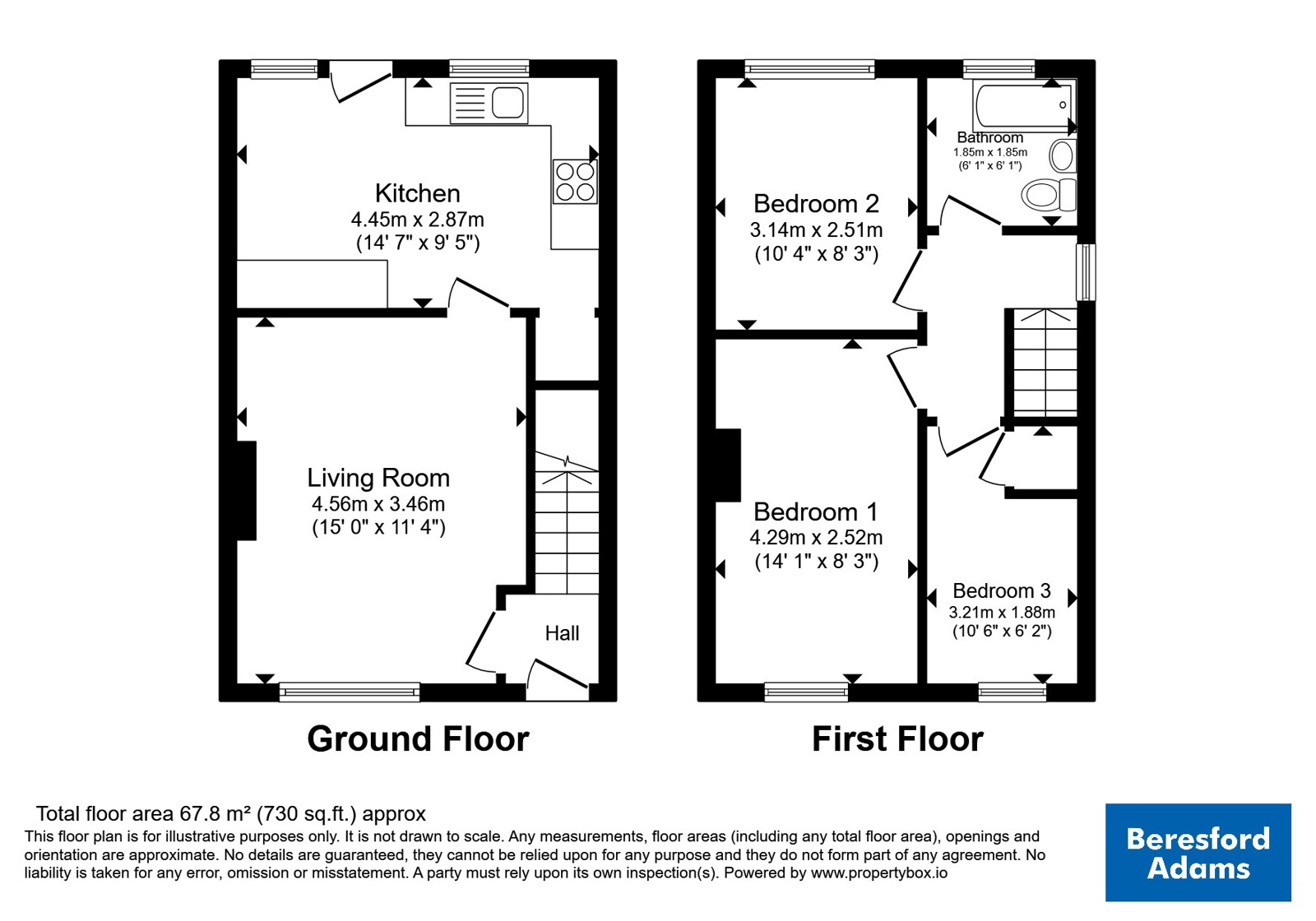 64, Alltwen, Colwyn Bay floorplan