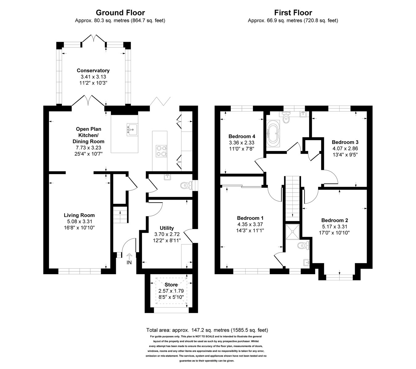 25, Applecroft, Henlow floorplan