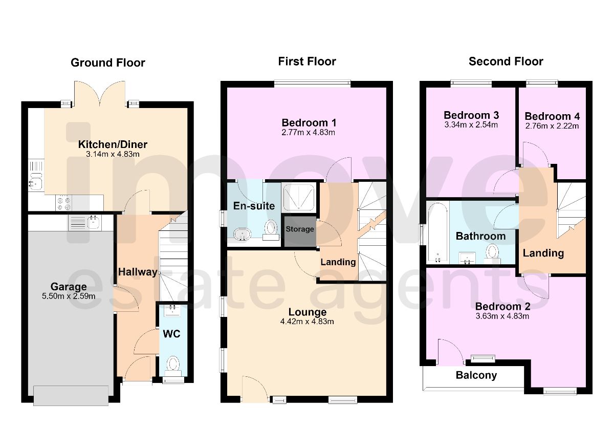 1, White Rock Road, Devon floorplan