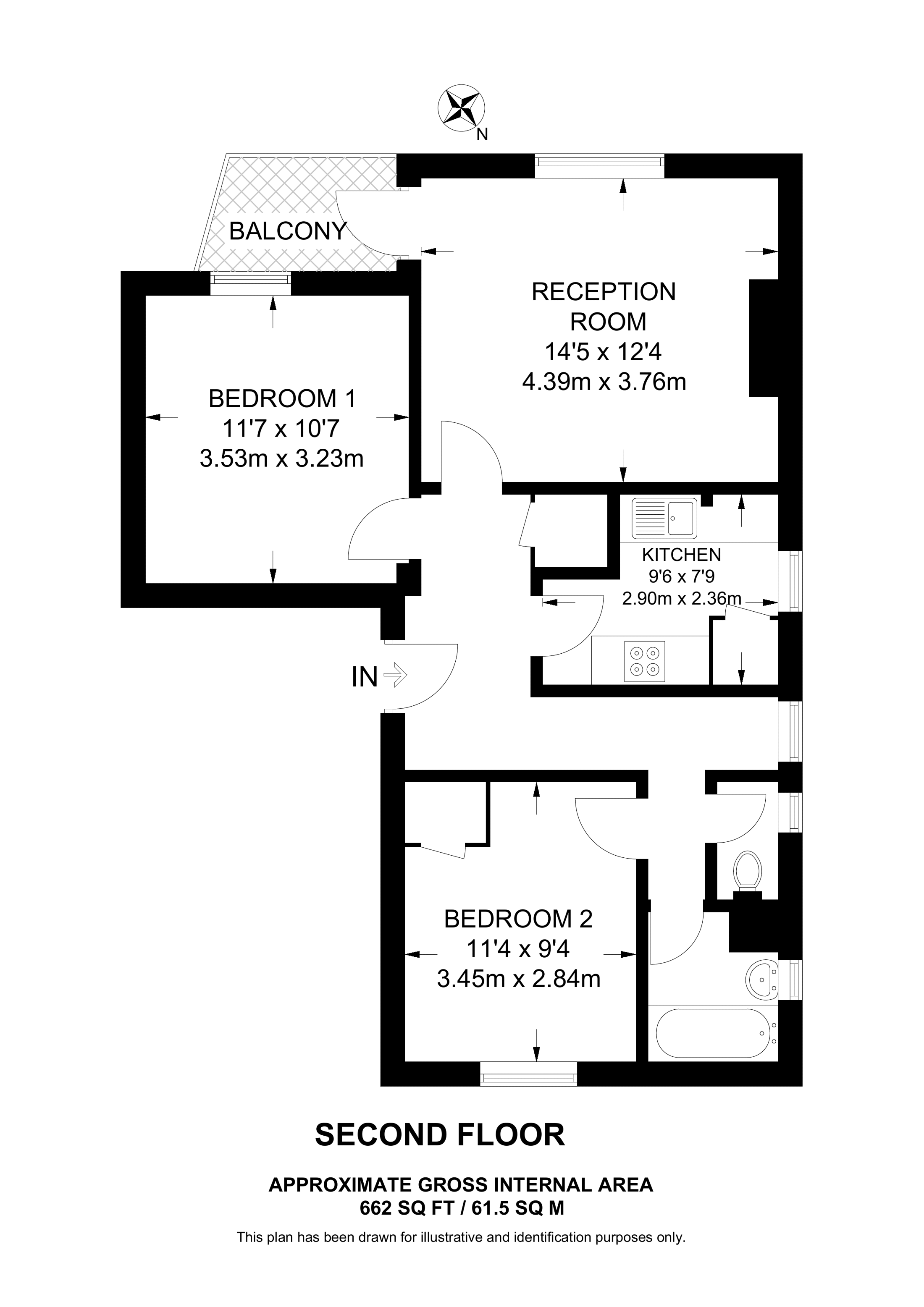 Kingswood Estate, West Dulwich floorplan