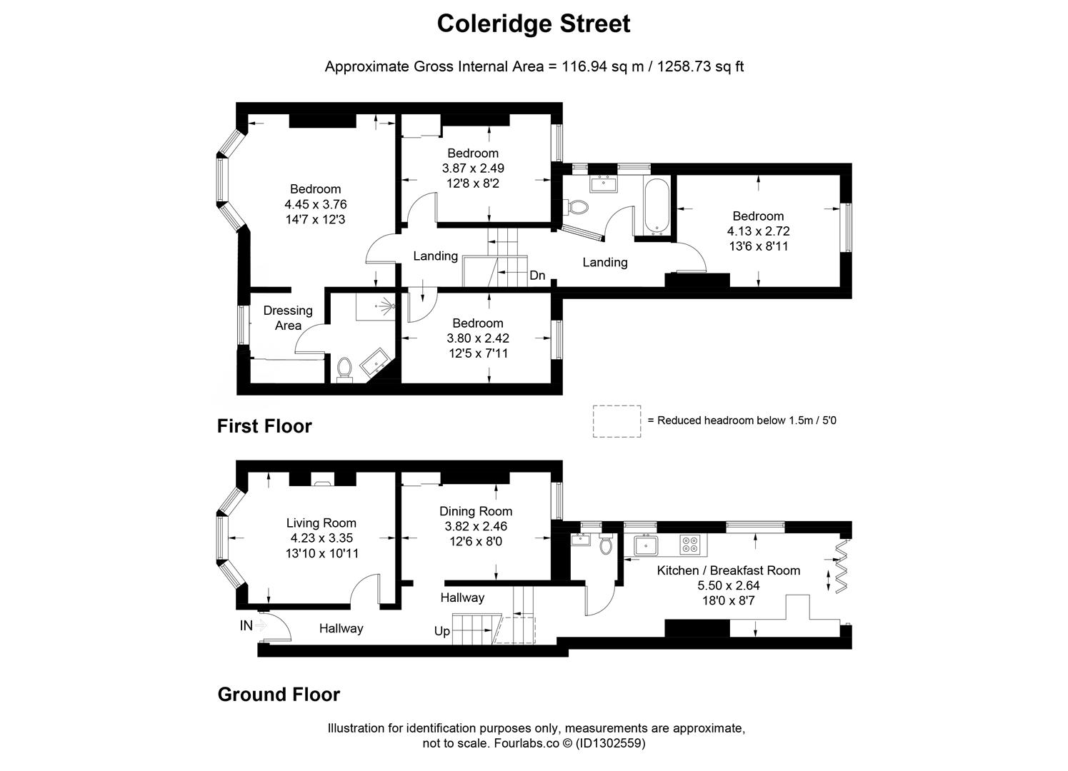 96, Coleridge Street, Hove floorplan