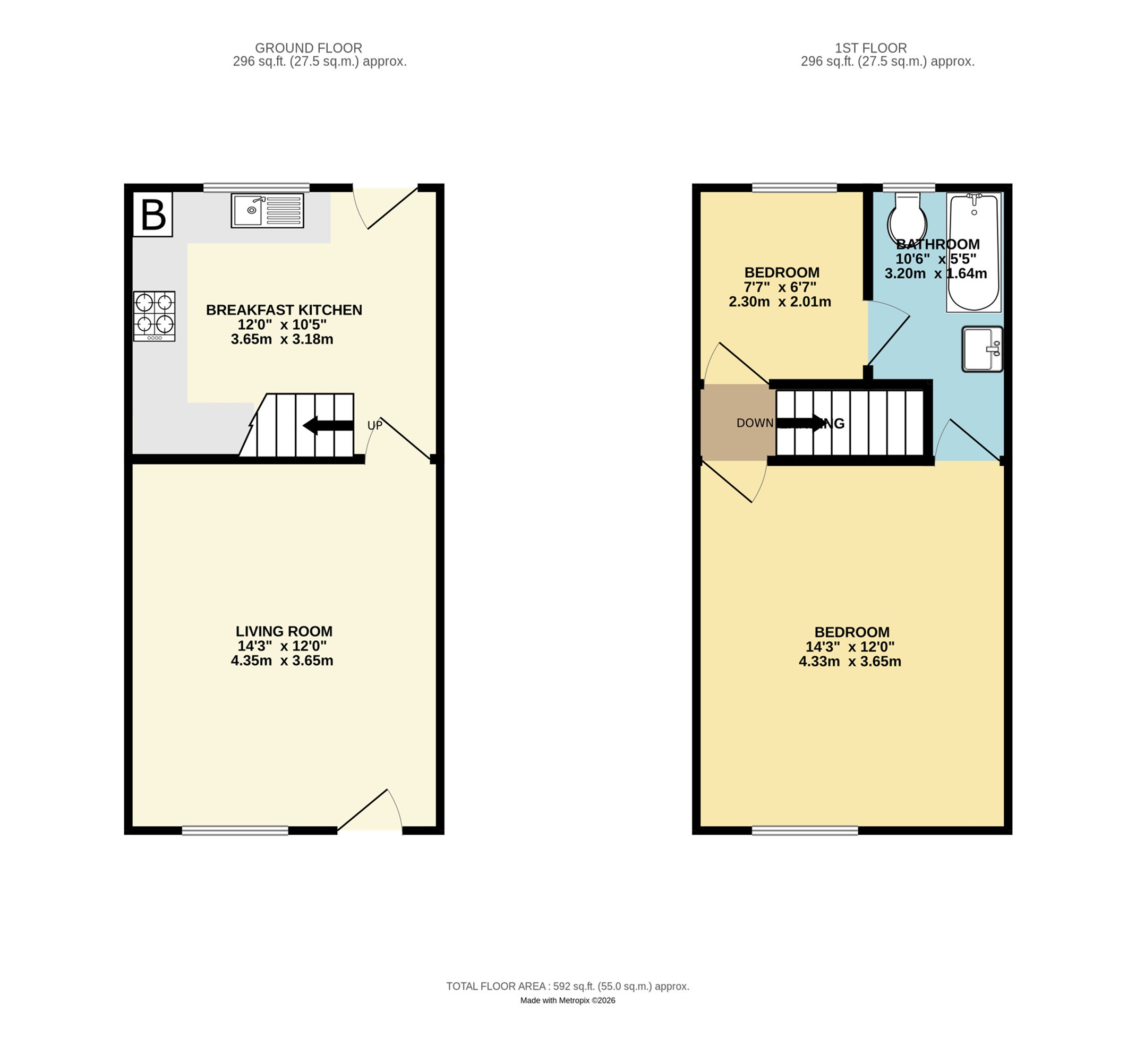 27, Park Place, Stockport floorplan