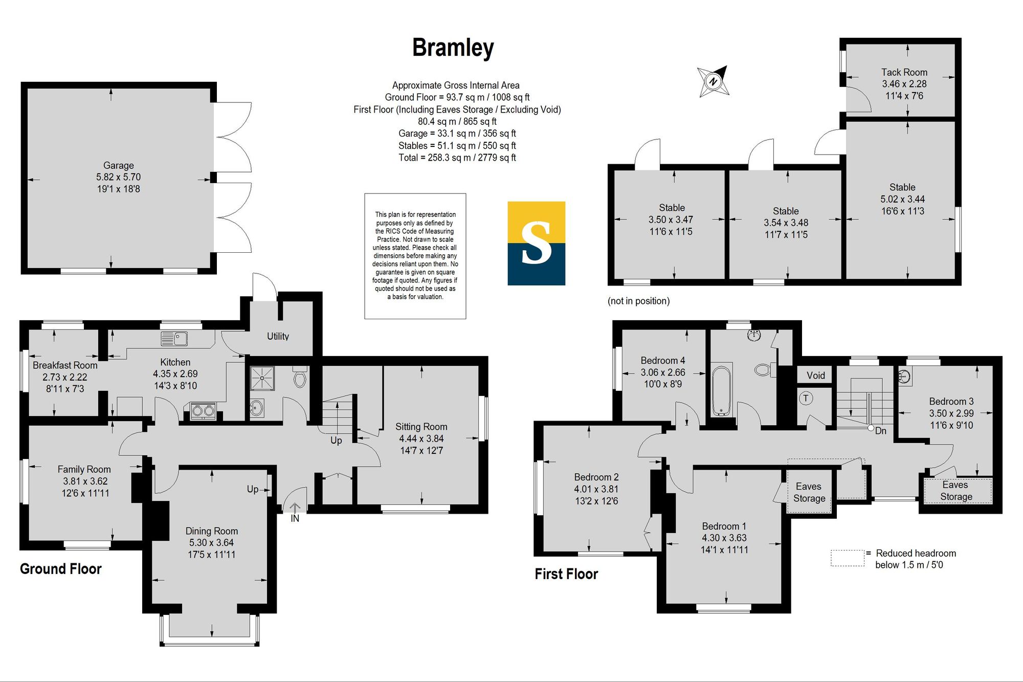 Withinlee Cottage Selhurst Common Road, Guildford floorplan