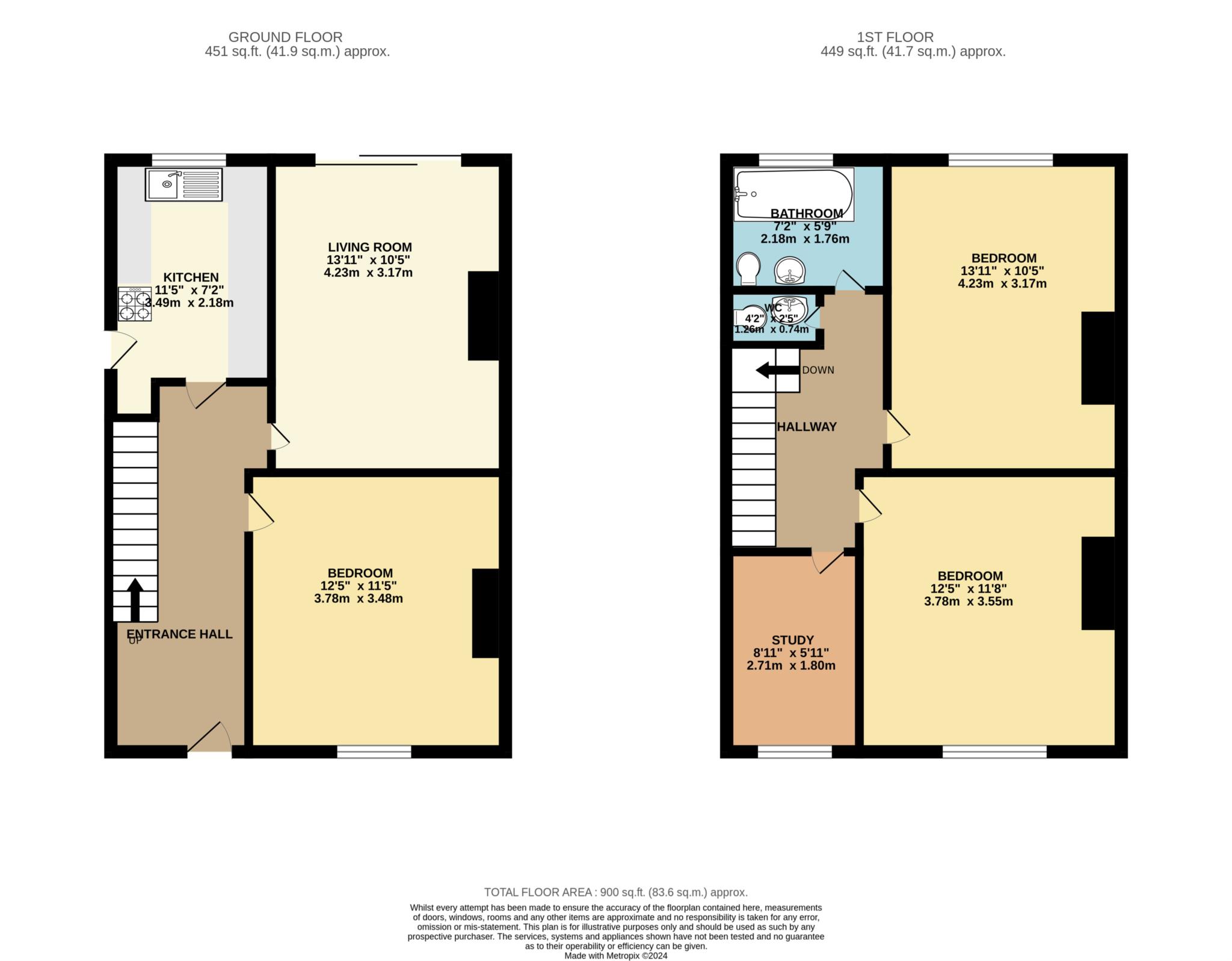 Courts Road, Reading floorplan