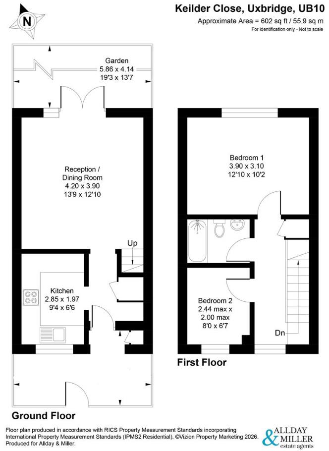 6, Keilder Close, Uxbridge floorplan