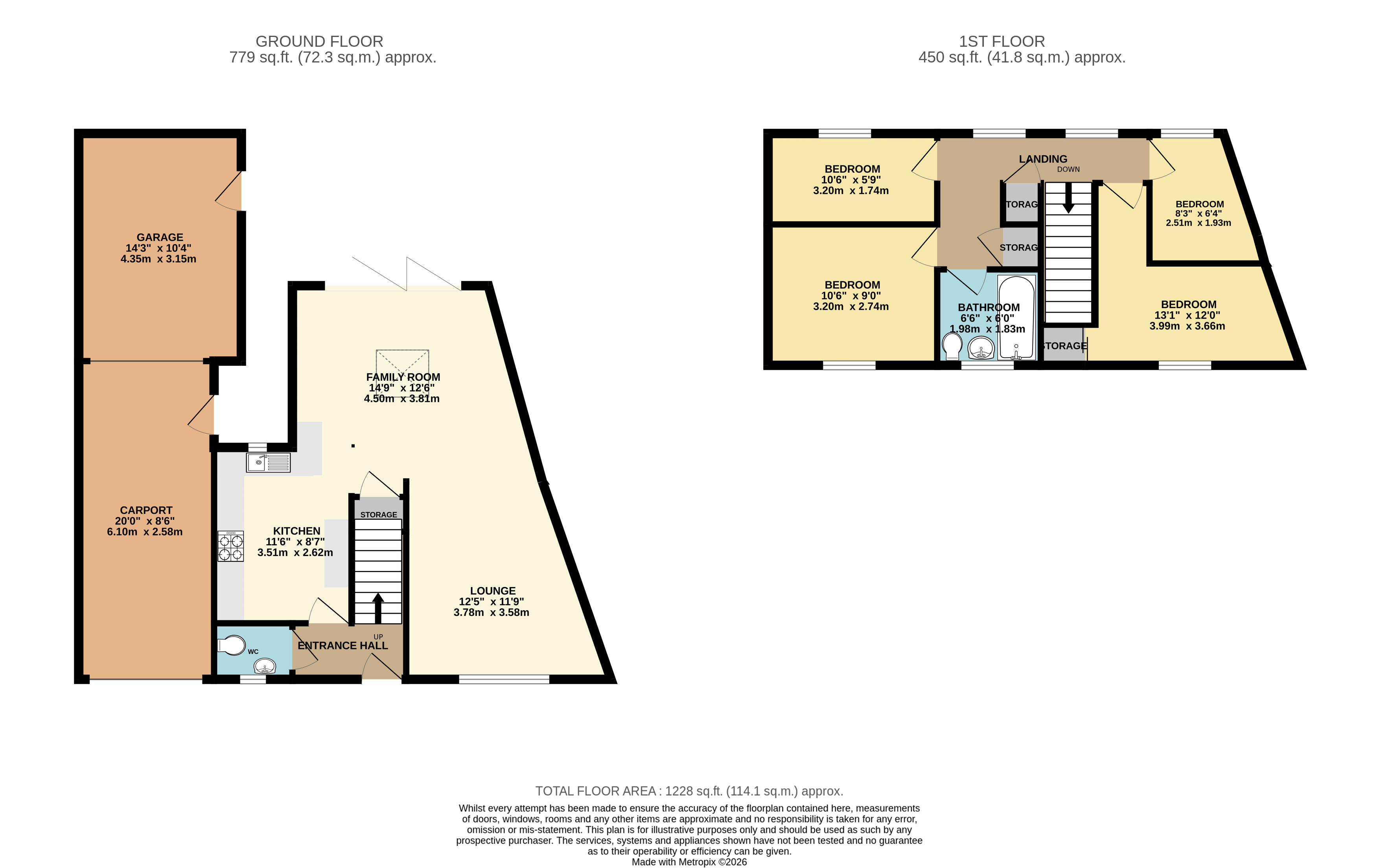 6, Garston Mead, Frome floorplan