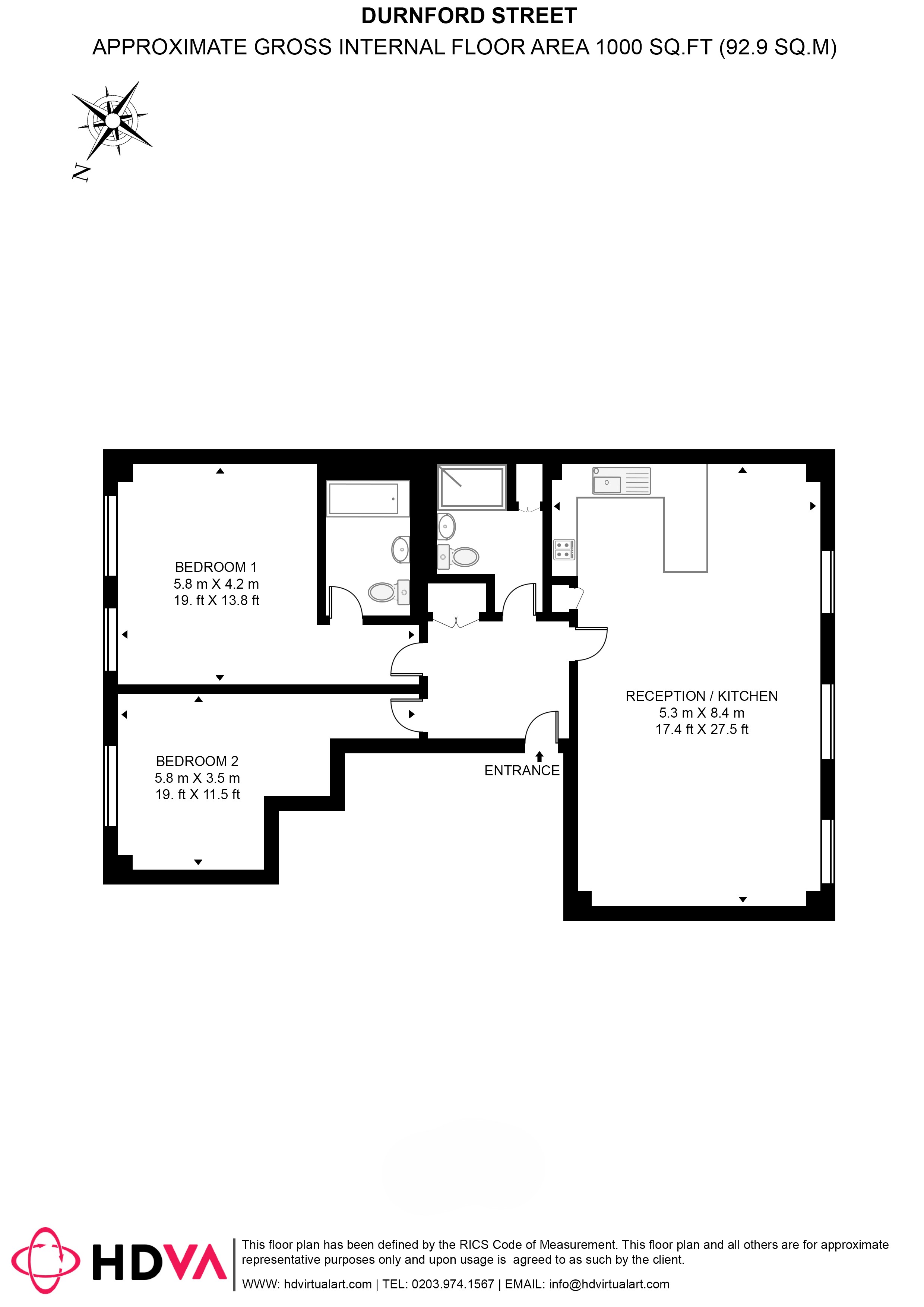 Durnford Street, London floorplan