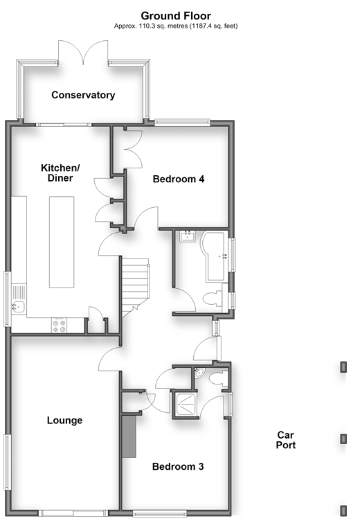 Capel-Le-Ferne, Folkestone floorplan