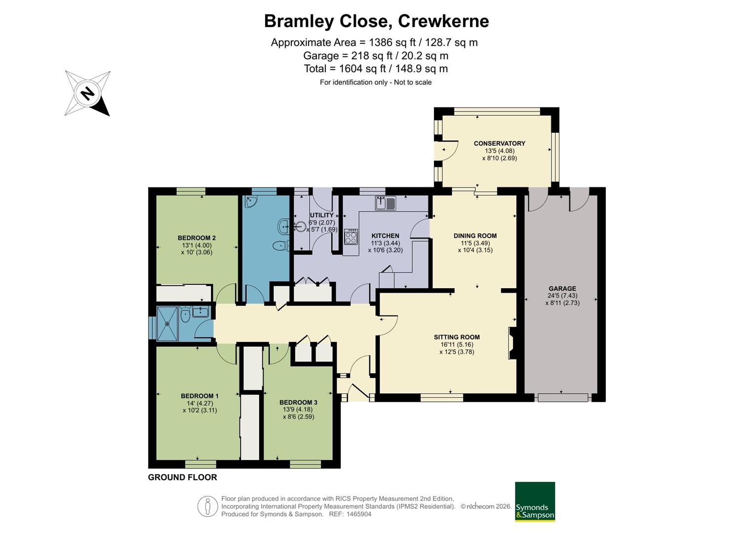 6, Bramley Close, Somerset floorplan