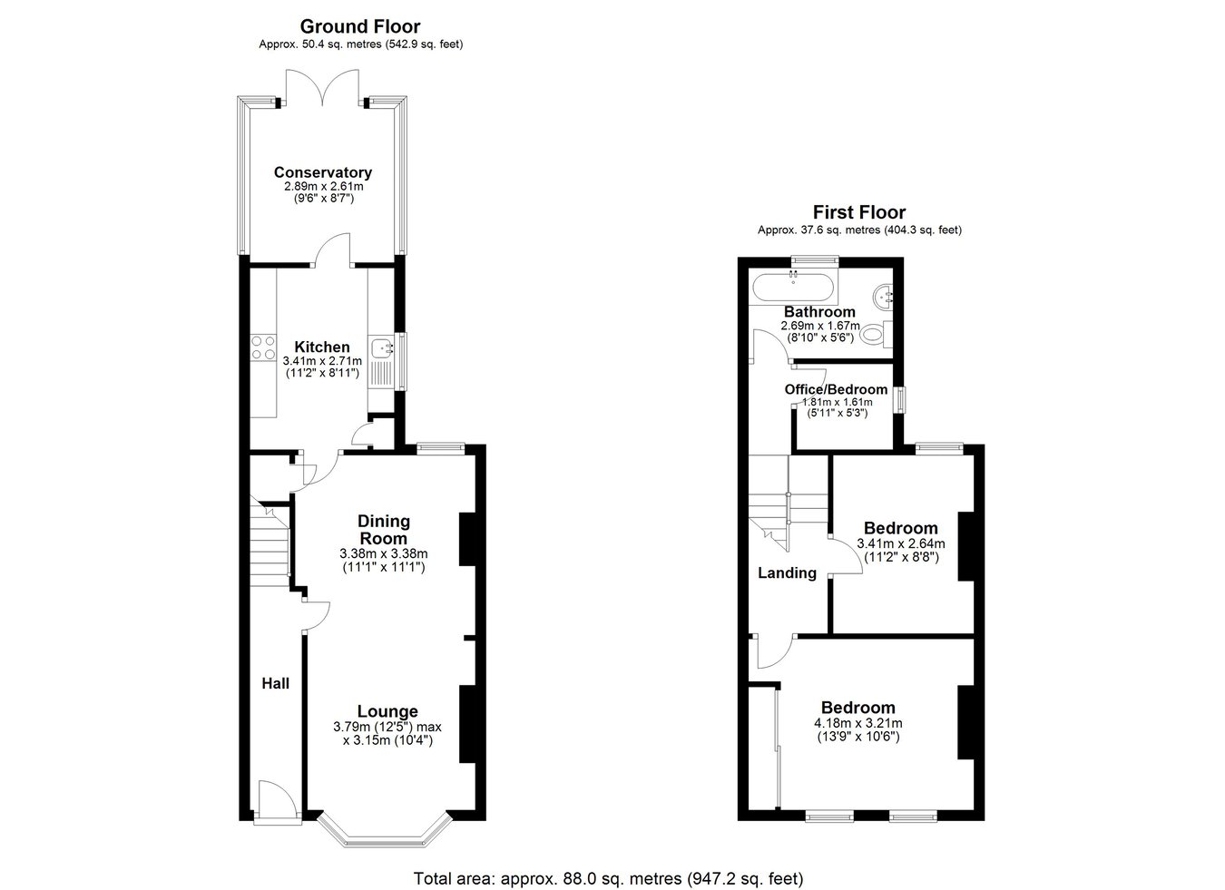 26, Crabble Road, Dover floorplan