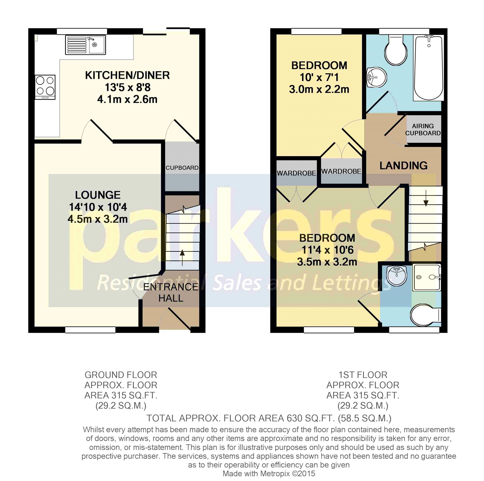 2 Bedrooms Terraced house to rent in Moorhen Drive, Lower Earley, Reading, Berkshire RG6