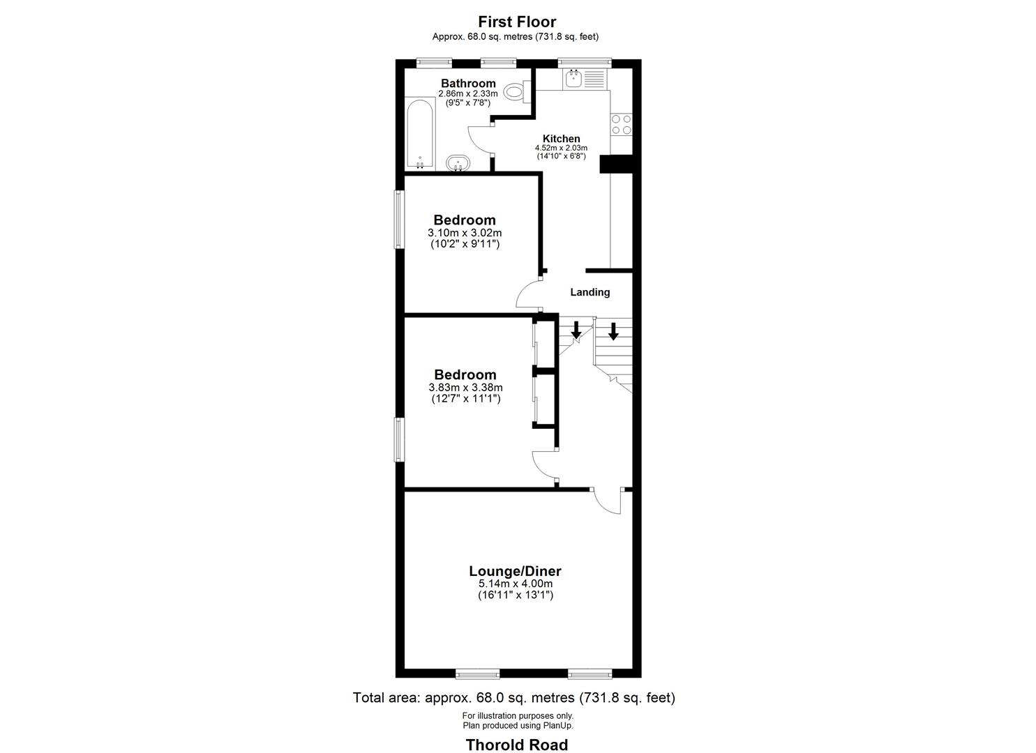 Thorold Road, London N22, 2 bedroom flat for sale 63849536