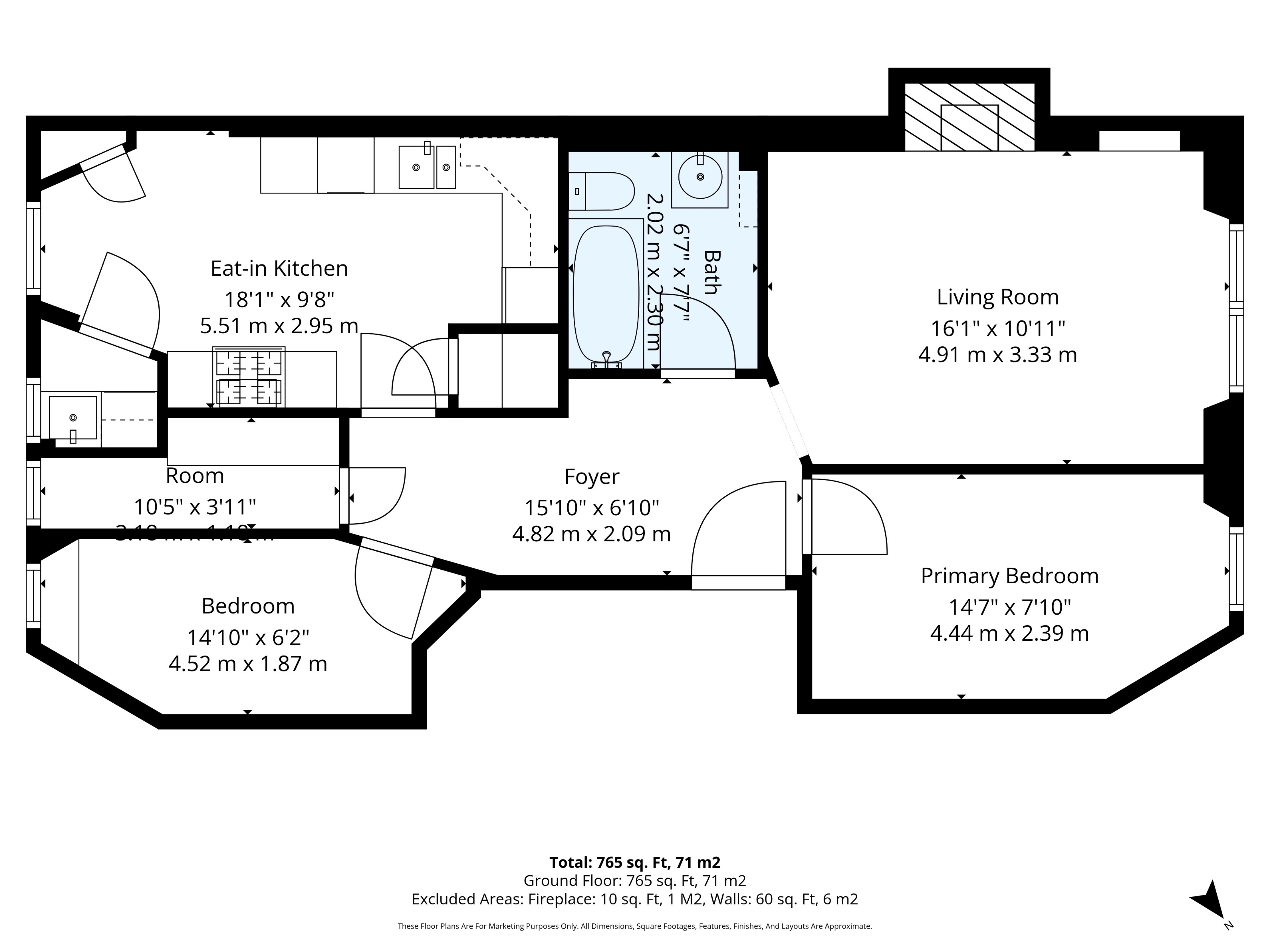 Dundee Terrace, Edinburgh floorplan