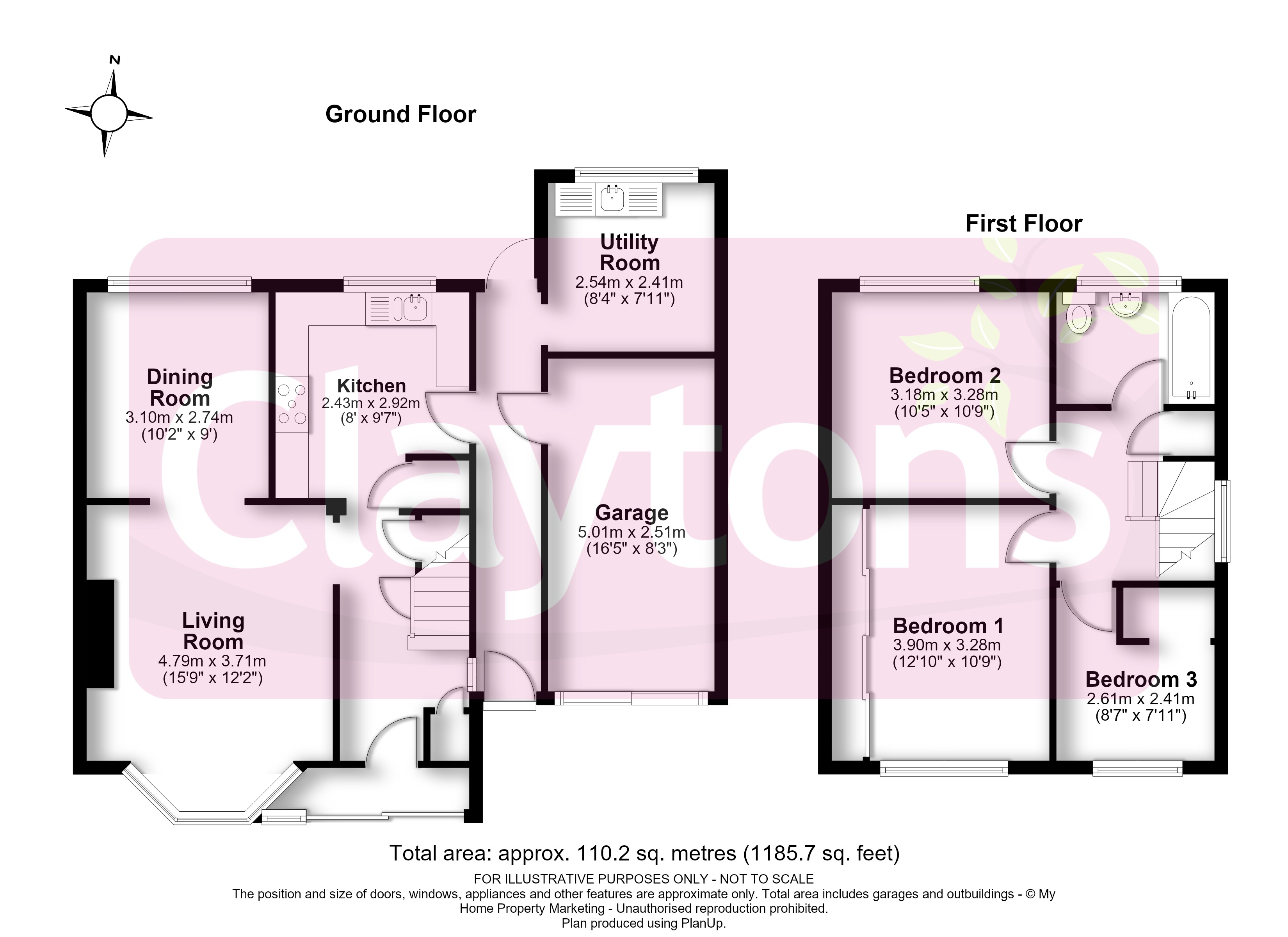 39, Mallard Way, Watford floorplan