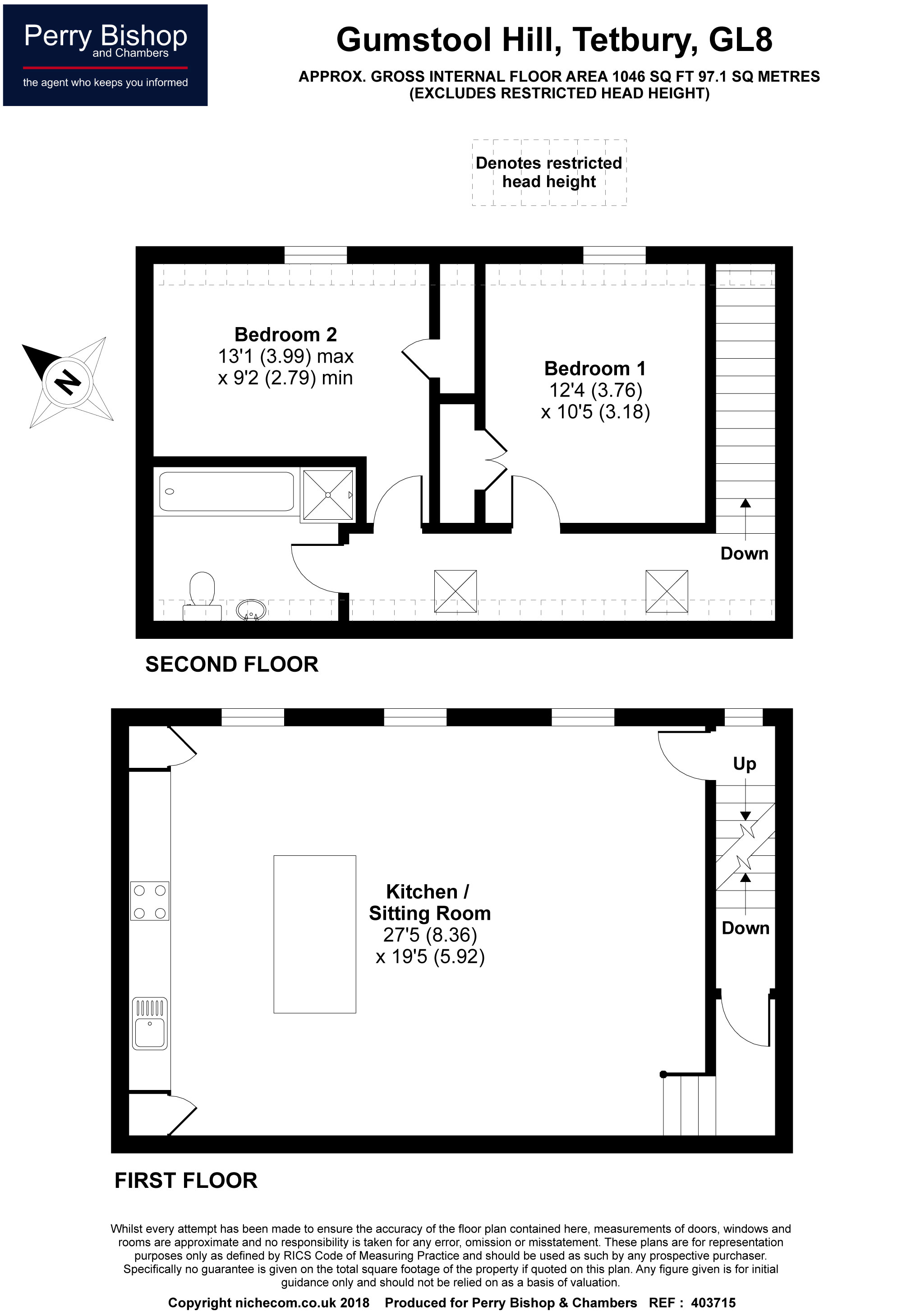 2 Bedrooms Flat for sale in The Chipping, Tetbury GL8