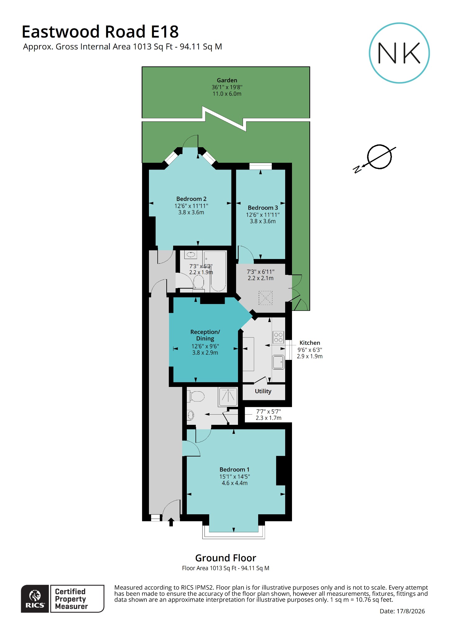 70 Eastwood Road, South Woodford, London floorplan