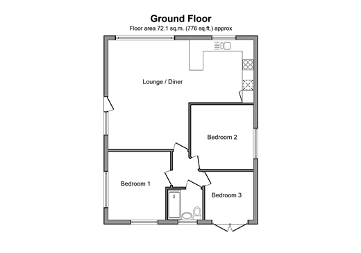 Dunes Road, Greatstone floorplan