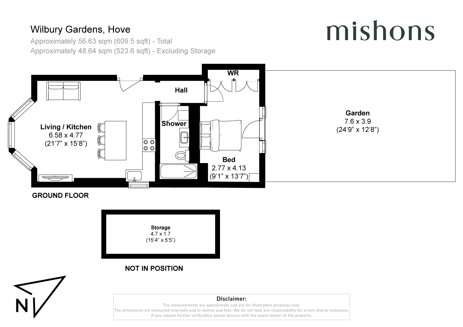 Flat 2, 16, Wilbury Gardens, East Sussex floorplan