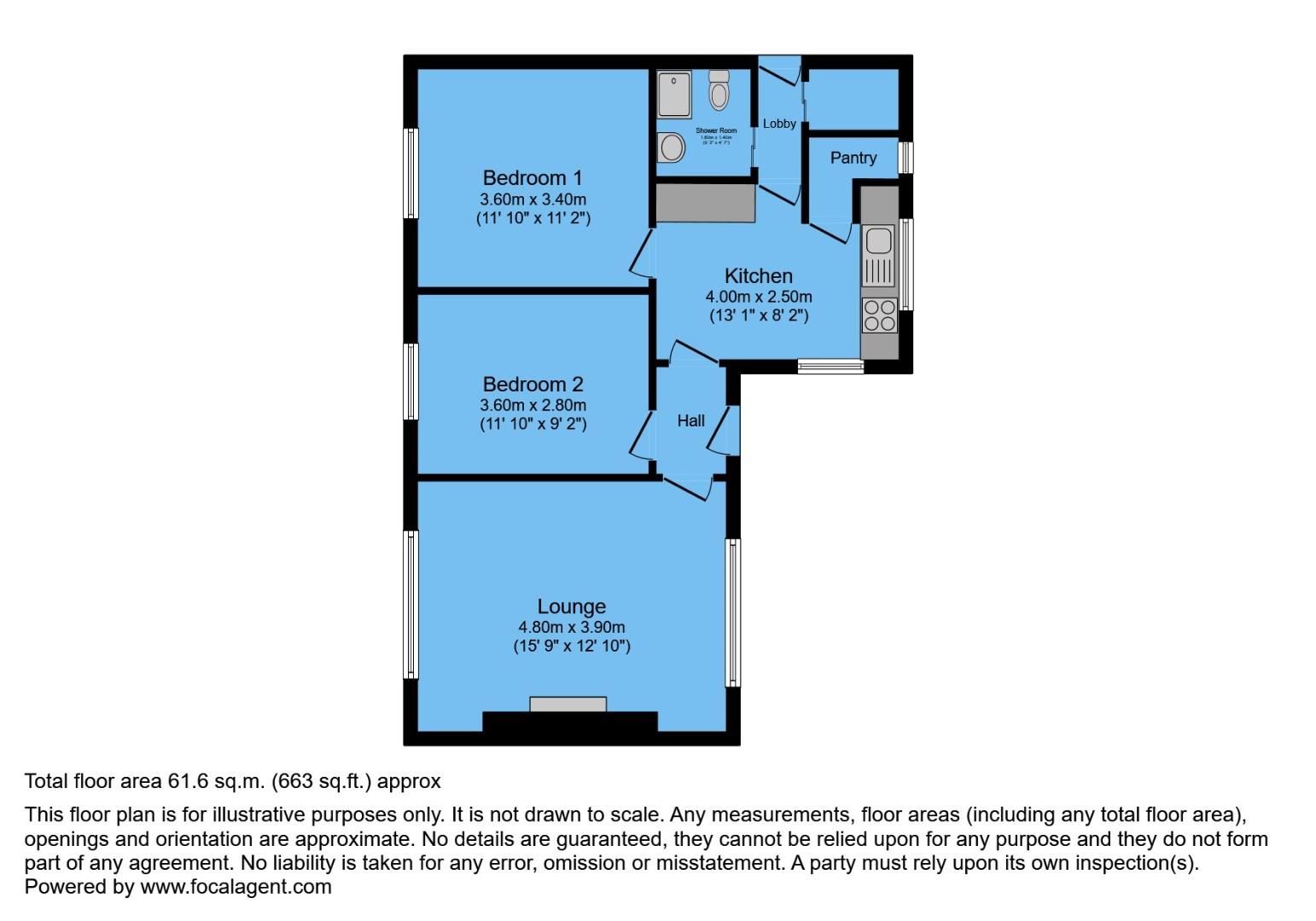 9, Cedar Street, Chesterfield floorplan