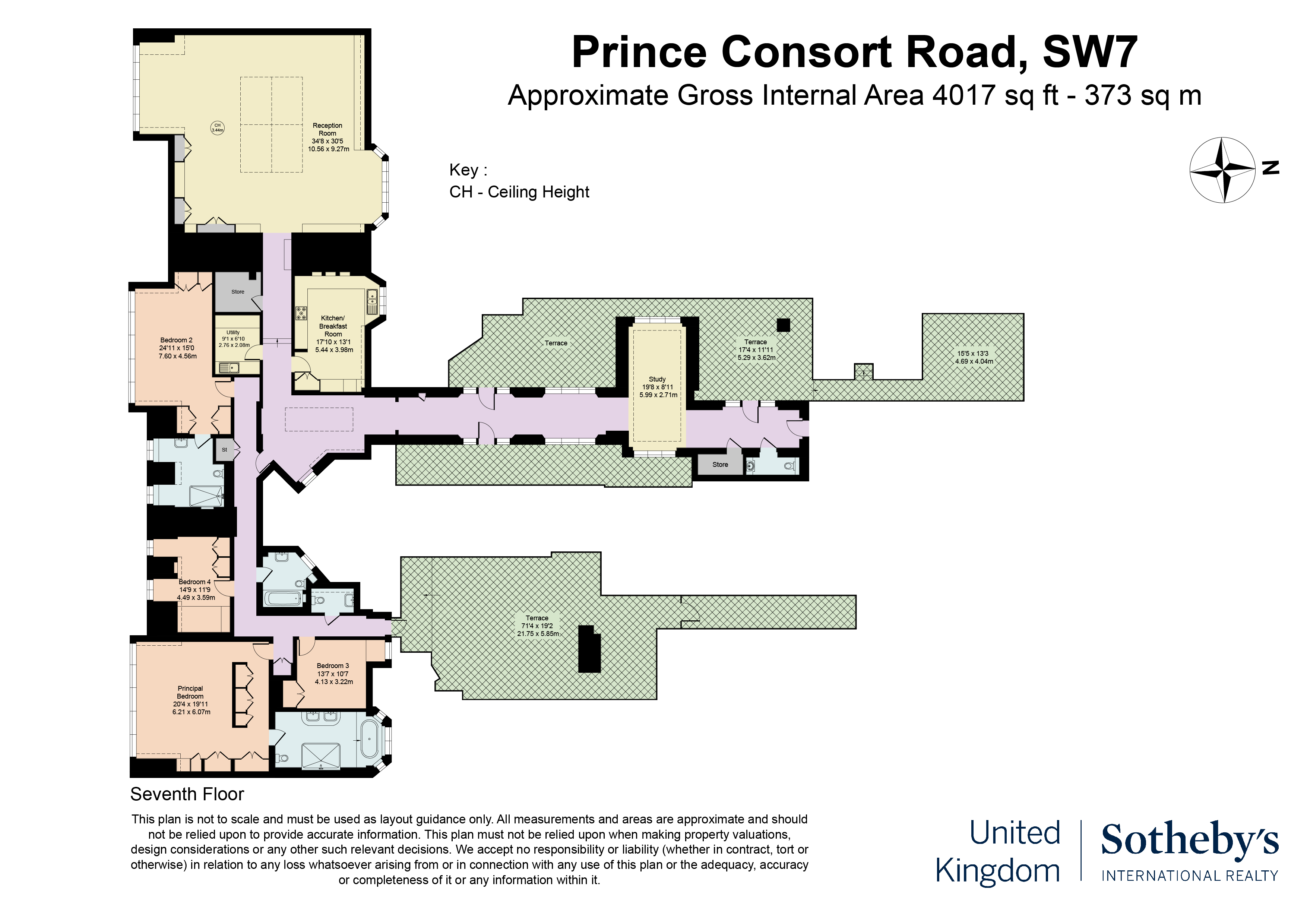 B, Albert Court Prince Consort Road, London floorplan