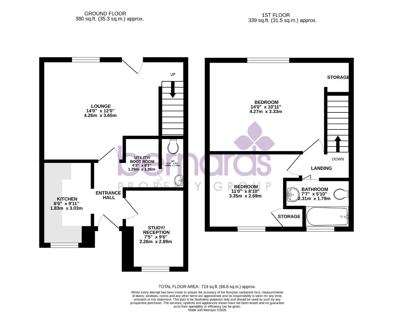 8, Ashley Close, Waterlooville floorplan