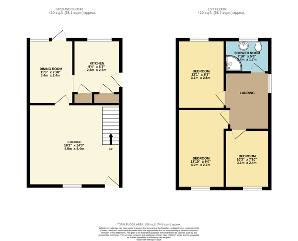 63, Marlene Croft, West Midlands floorplan