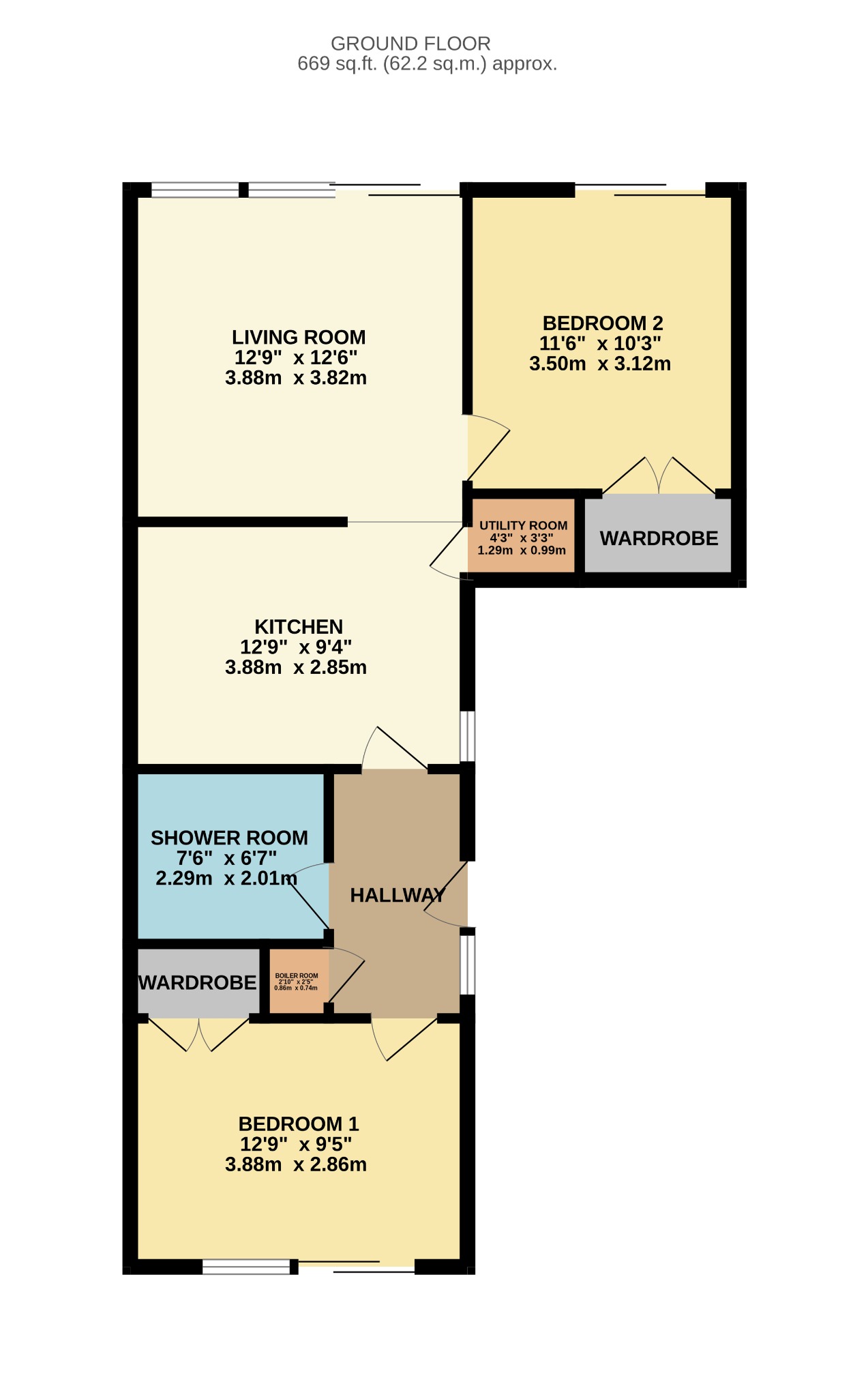 12 Tigh-Na-Cladach, Dunoon, Argyll and Bute floorplan