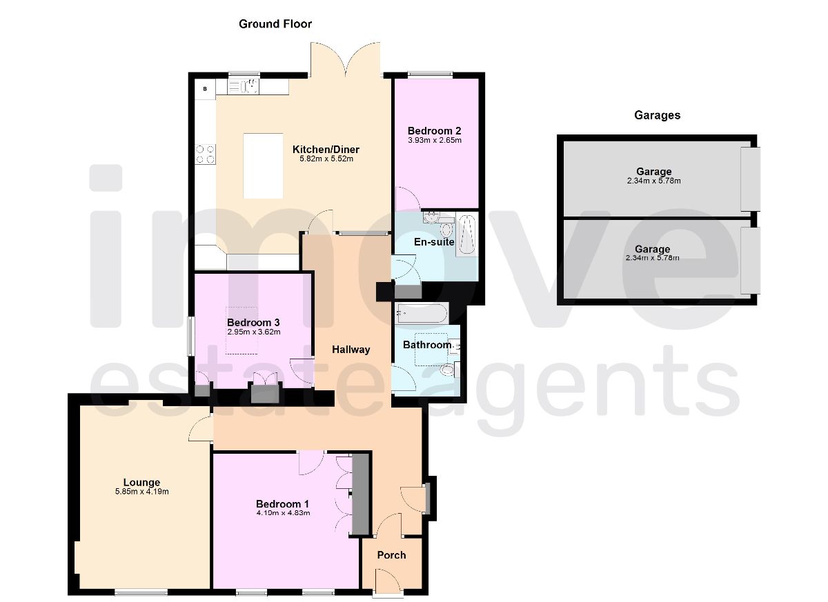 Flat 1, Watcombe Court, Torquay floorplan