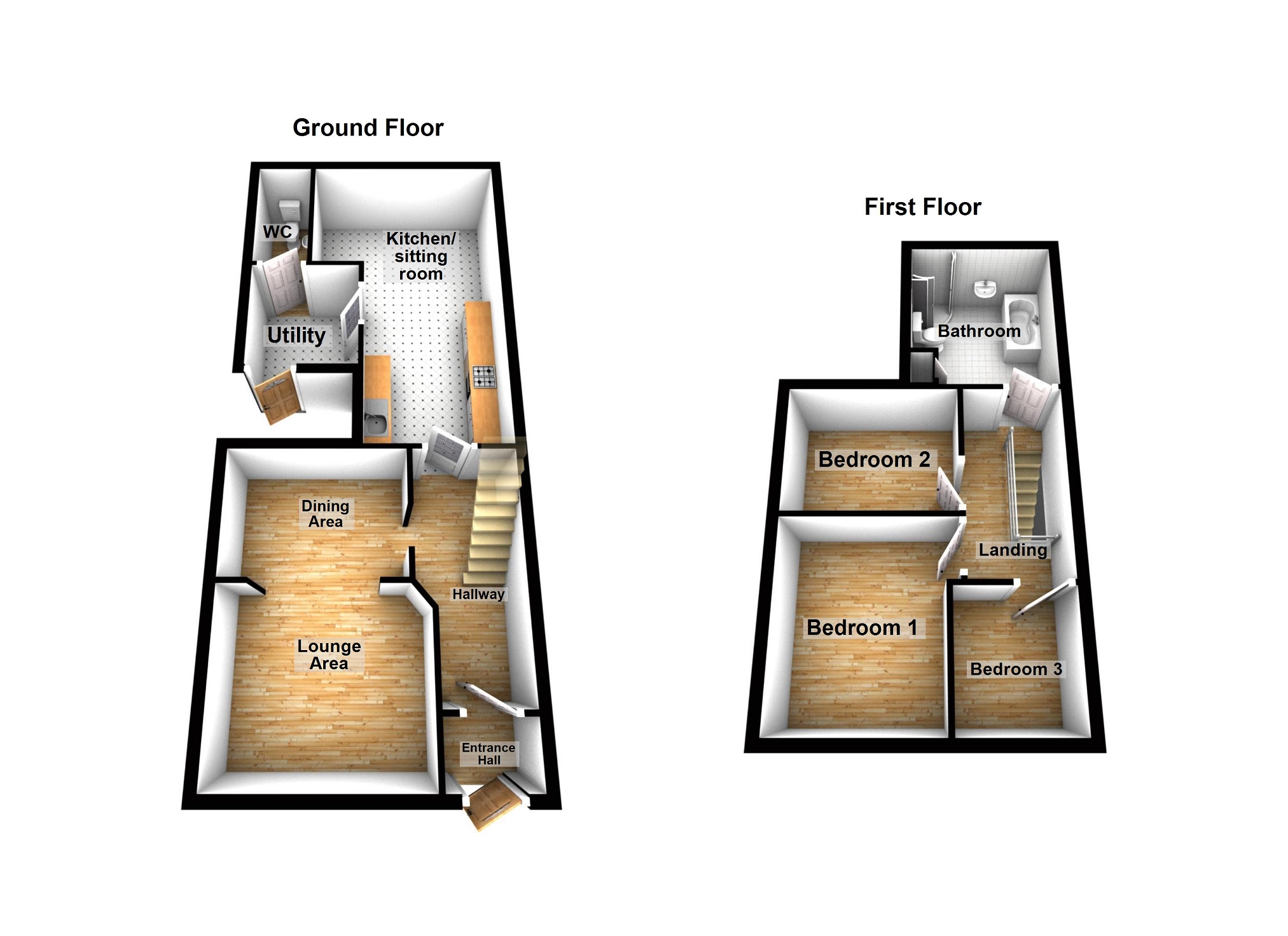 202, Heol Y Gors, Ammanford floorplan