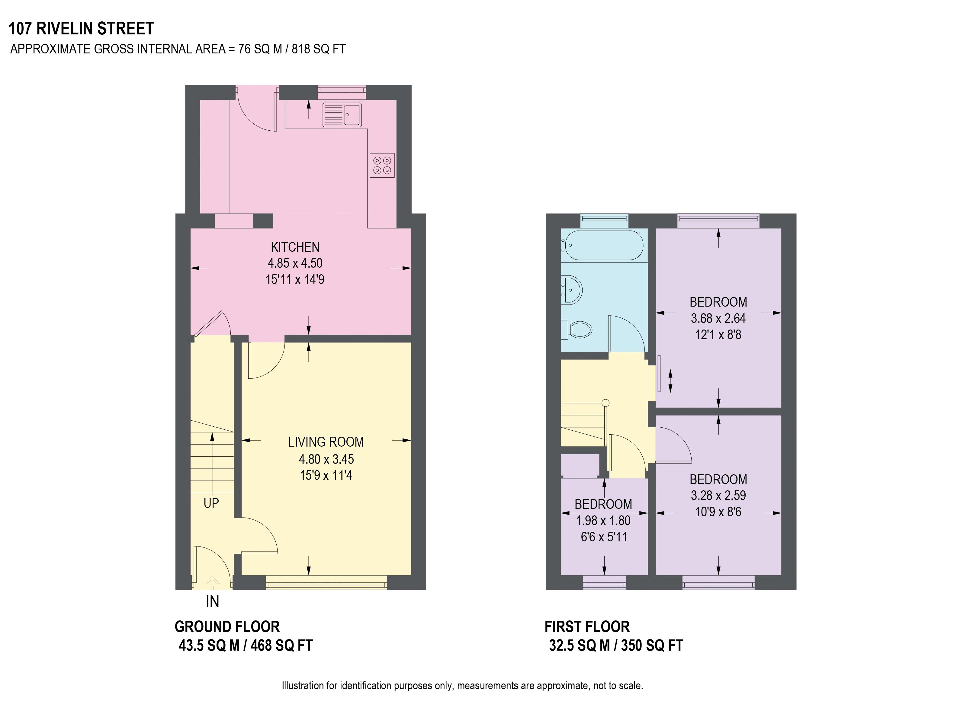 Rivelin Street, Walkley, Sheffield S6, 3 bedroom terraced house for