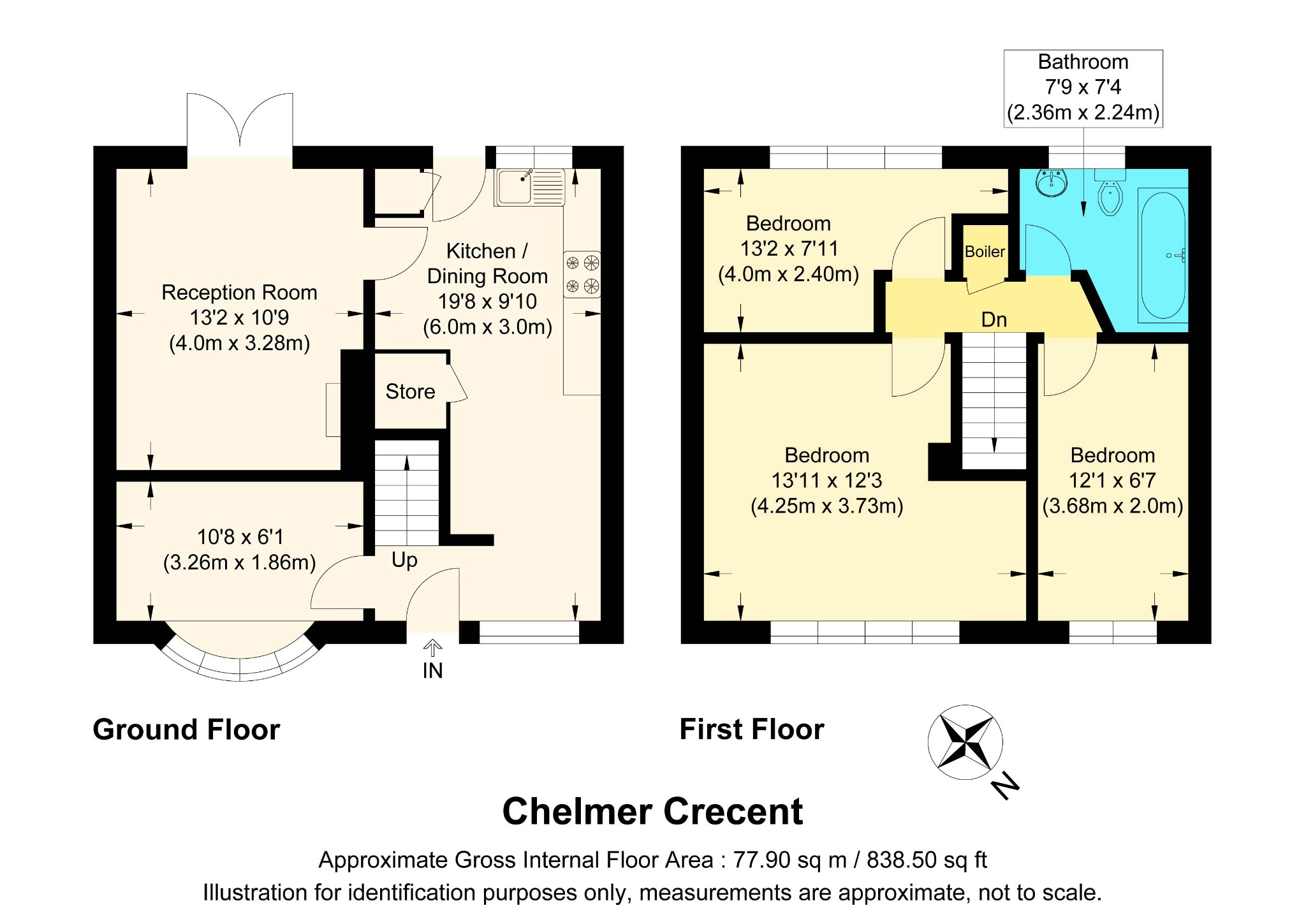 Chelmer Crescent, Barking floorplan