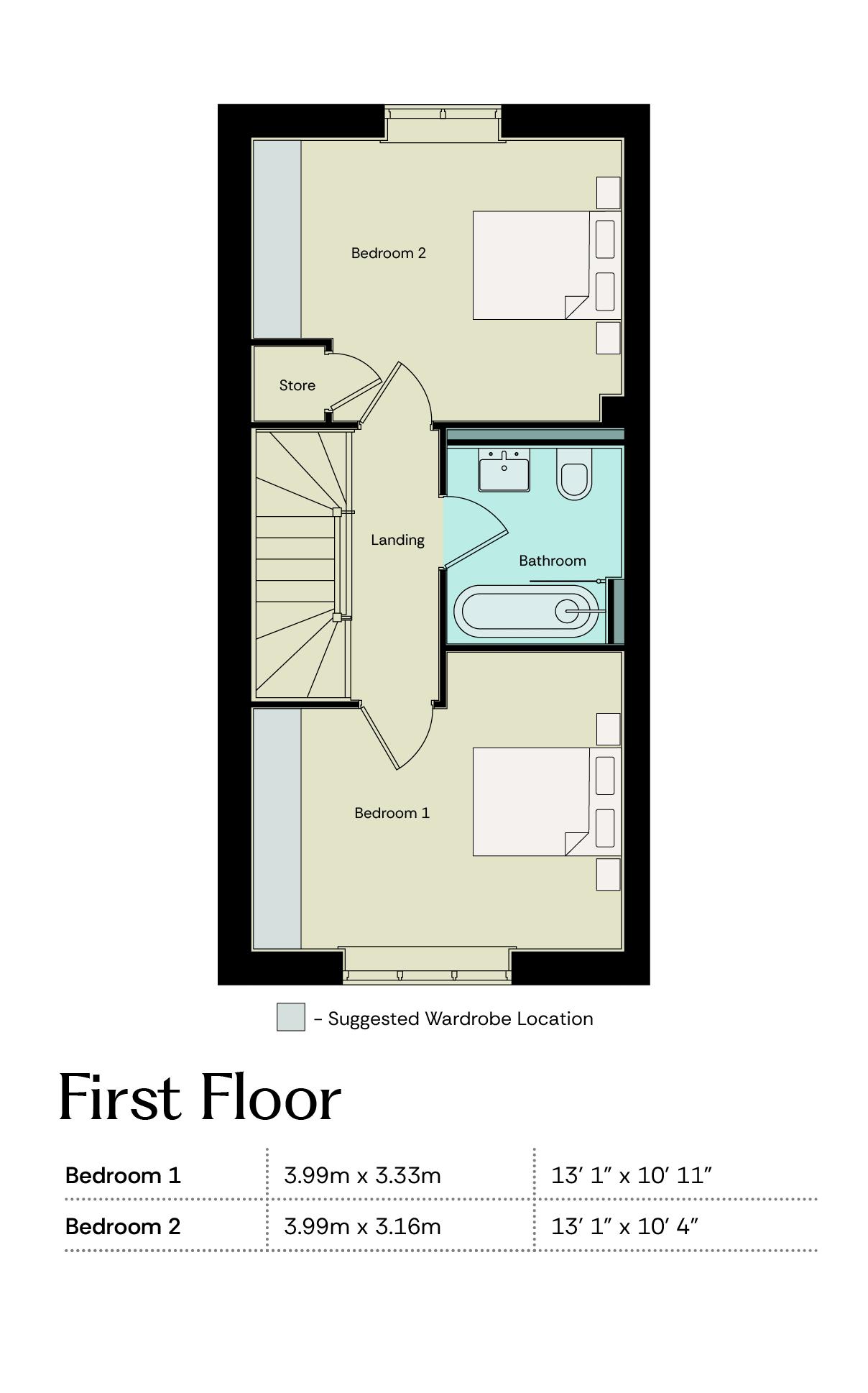 Prebend Lane, Lincoln floorplan