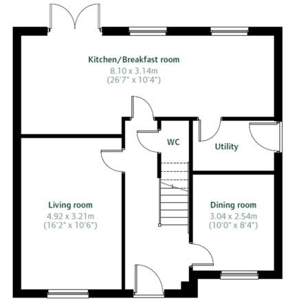 3, York Way, Northampton floorplan